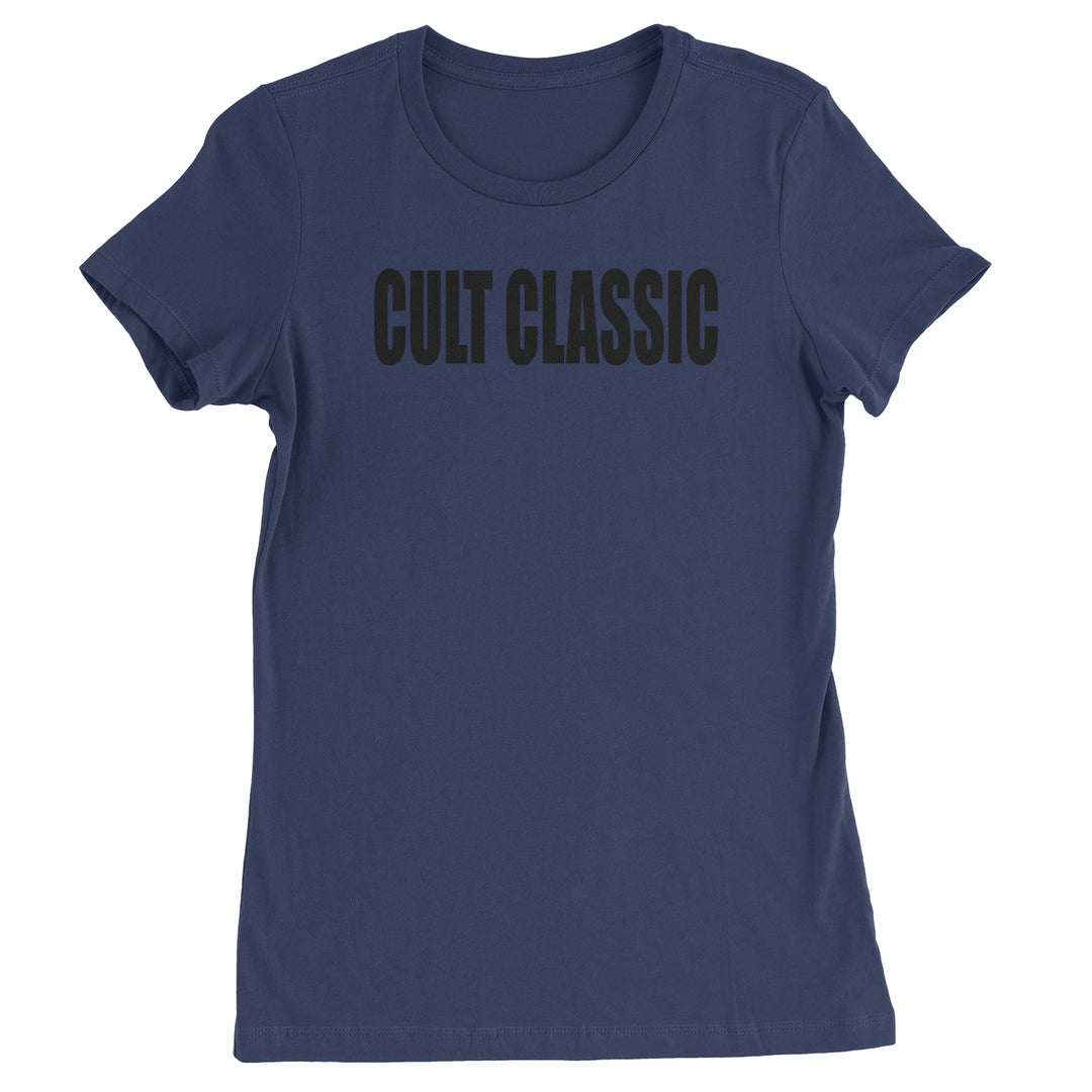 Cult Classic Pop Music Club bold typography printed on a Women's Heavyweight Cotton T-Shirt