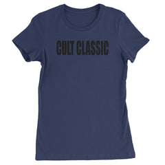 Cult Classic Pop Music Club bold typography printed on a Women's Heavyweight Cotton T-Shirt