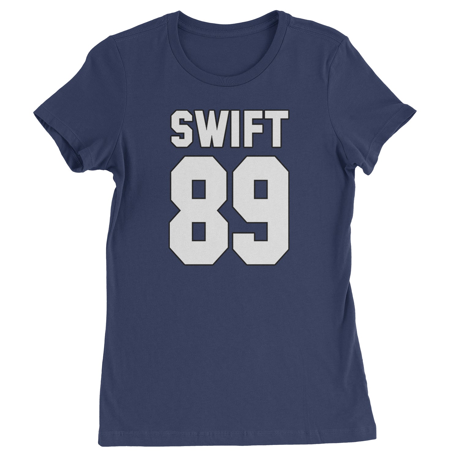 Swift 89 Birth Year Music Fan Era Poets Department Lover Womens T-shirt Navy Blue