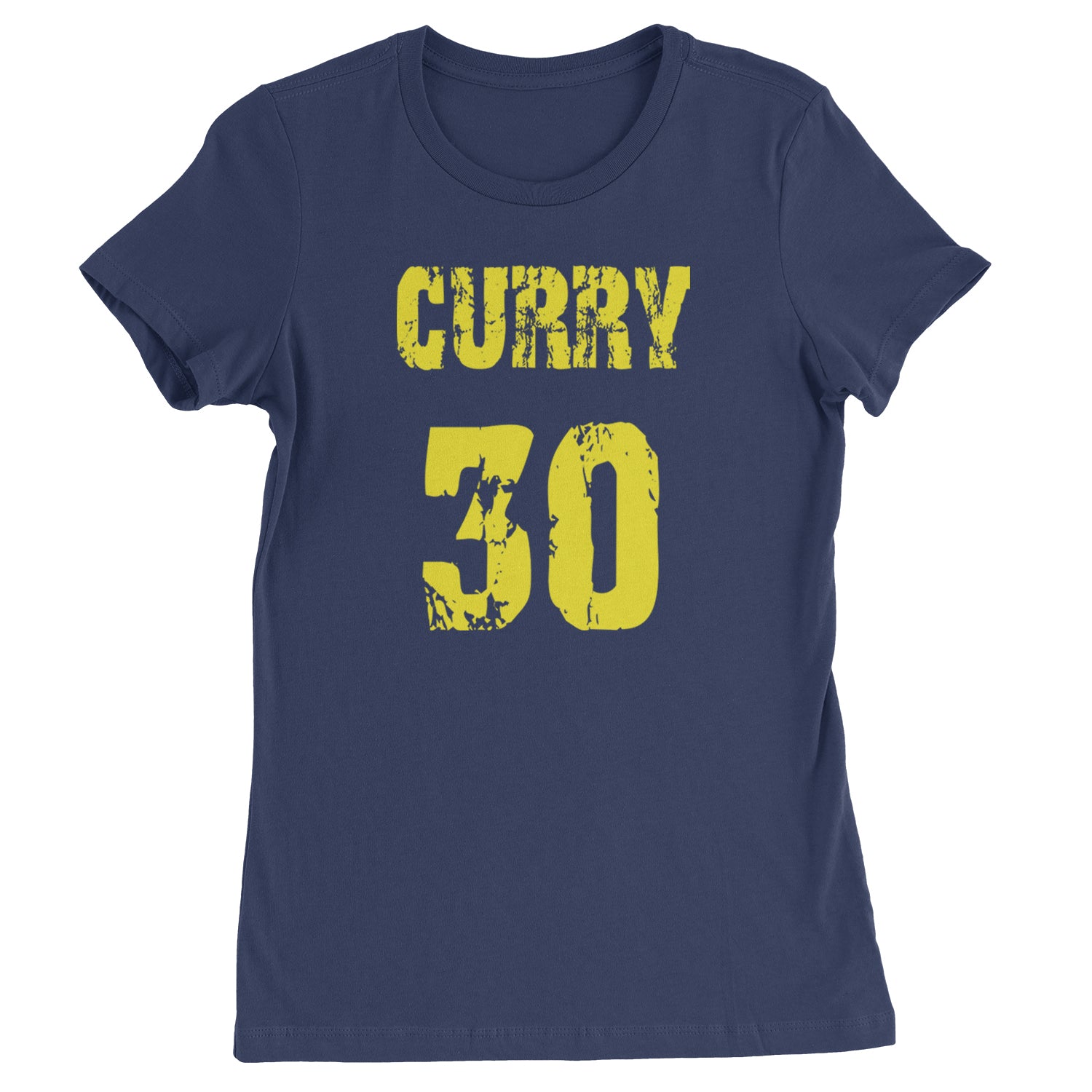 Curry #30 Womens T-shirt Navy Blue