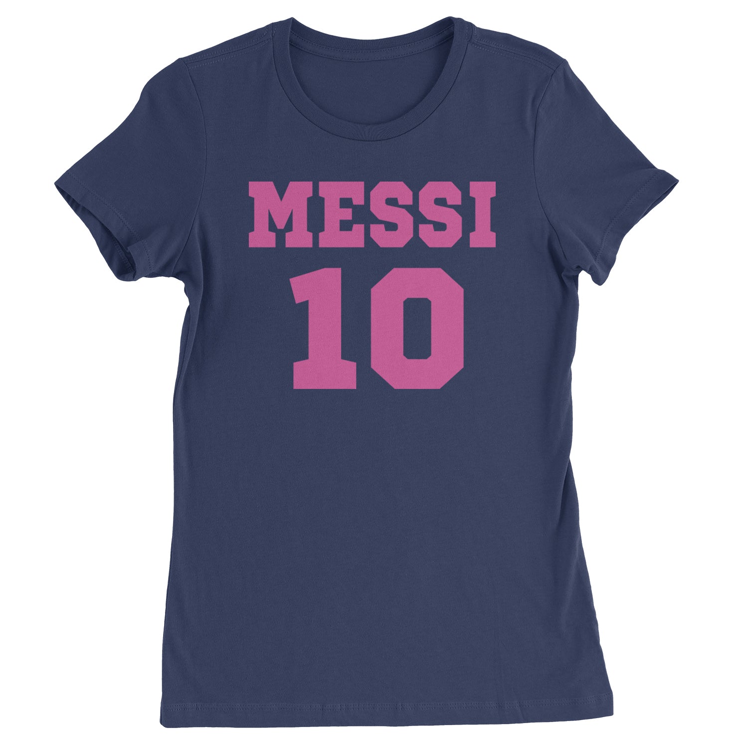 Messi World Soccer Futbol Messiami Womens T-shirt Navy Blue