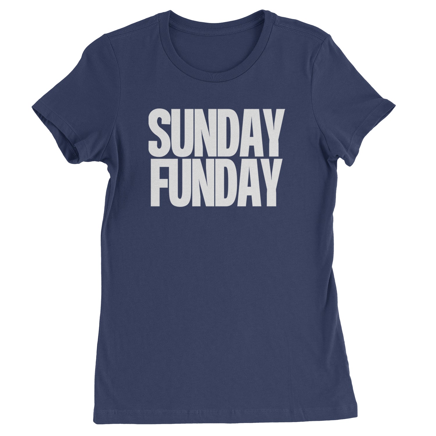 Sunday Funday  Womens T-shirt Navy Blue