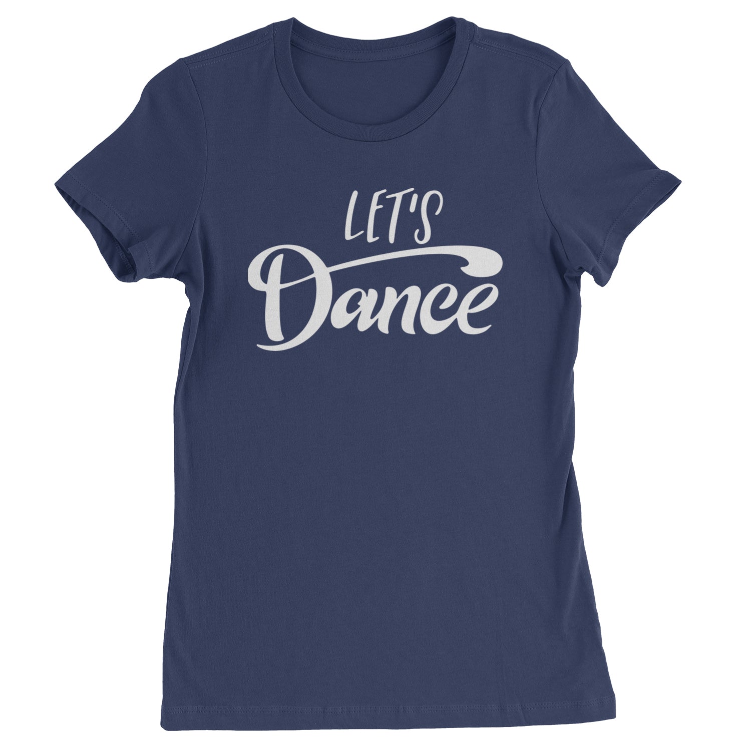 Let's Dance Womens T-shirt Navy Blue