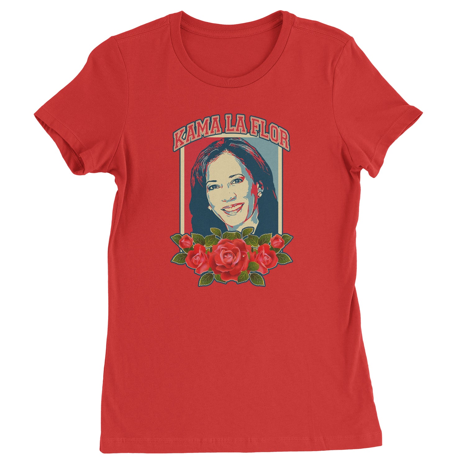 Kama La Flor Kamala Como La Flor Womens T-shirt Red