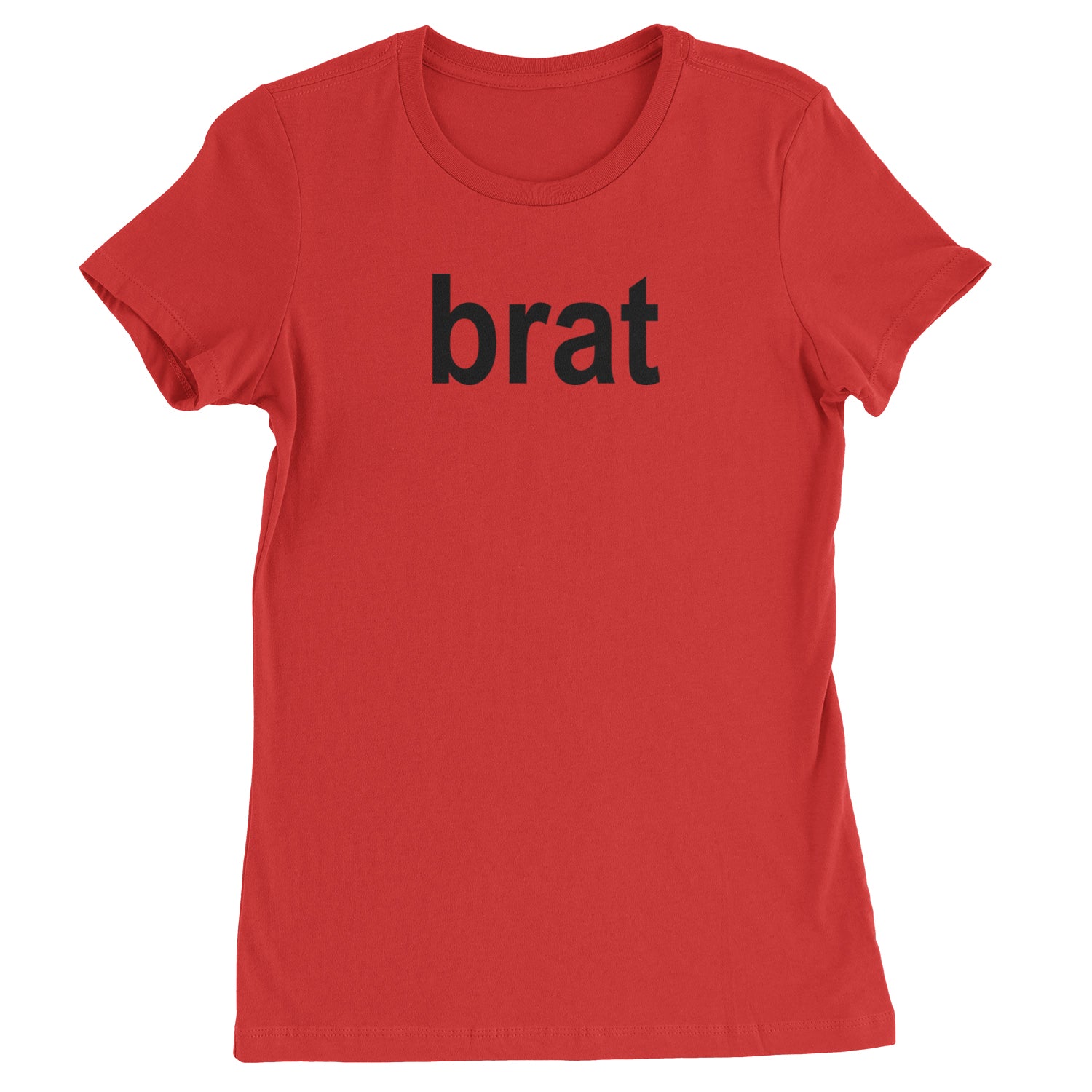 Brat Lime Green I'm So Julia Womens T-shirt Red