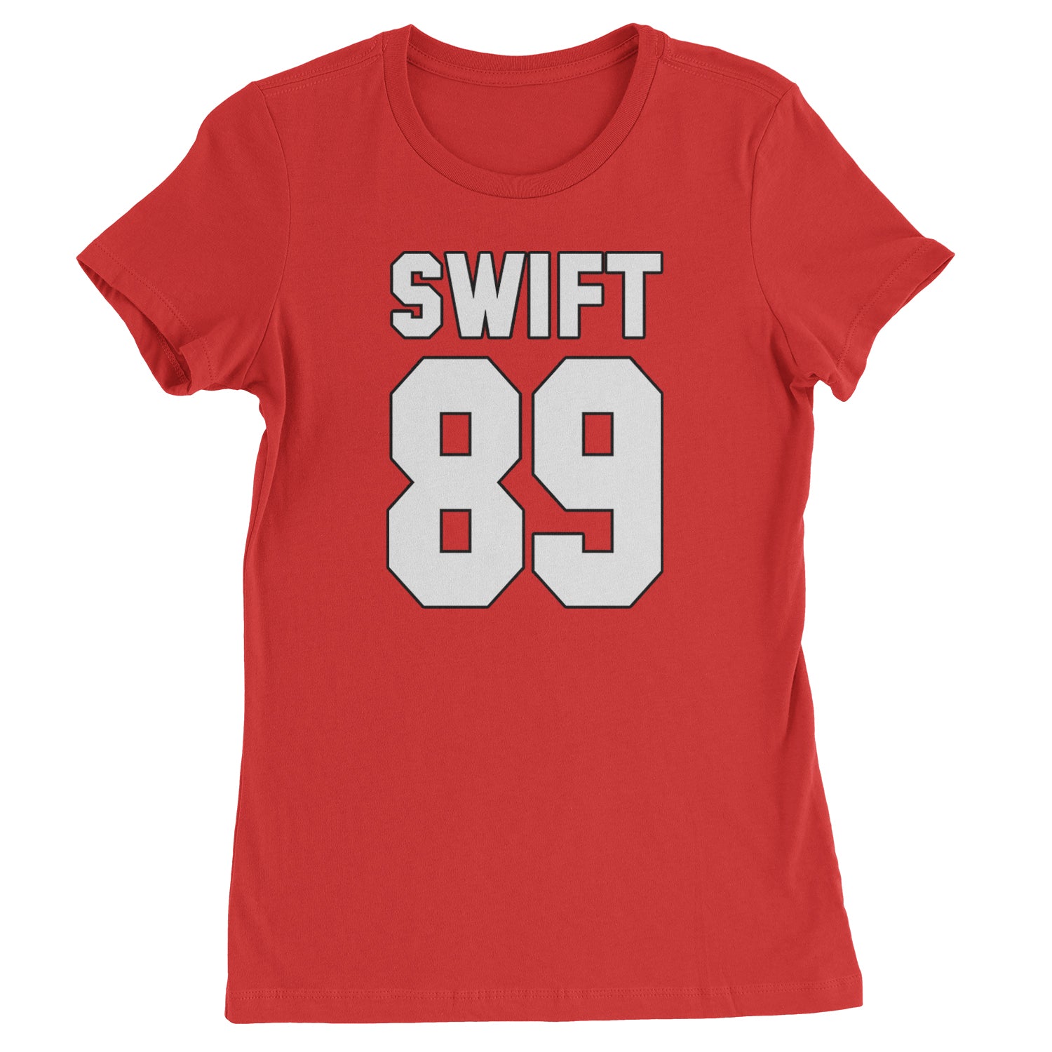 Swift 89 Birth Year Music Fan Era Poets Department Lover Womens T-shirt Red