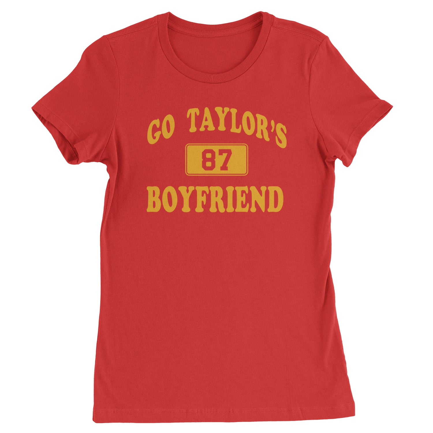 Go Taylor's Boyfriend Kansas City Womens T-shirt Red