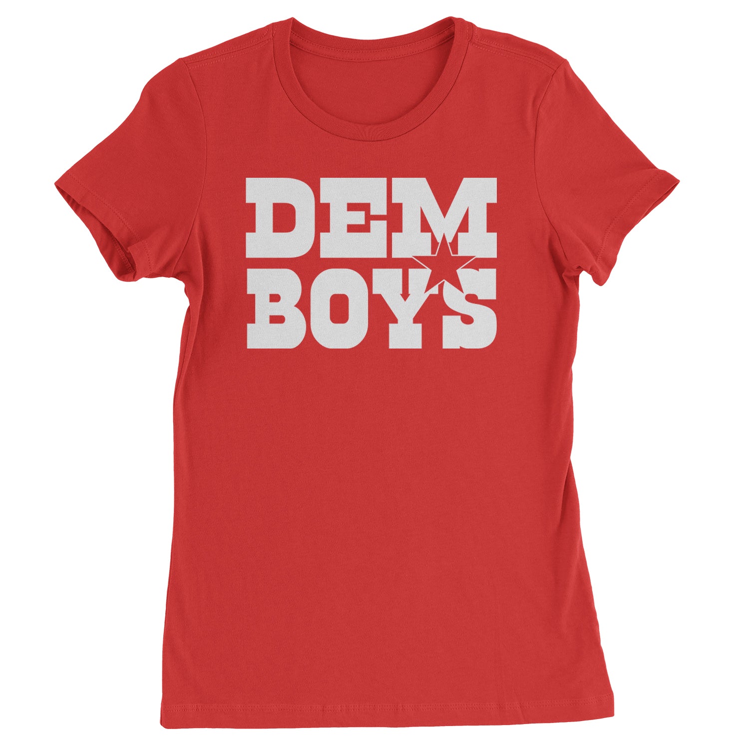 Dem Boys Dallas Football Womens T-shirt Red