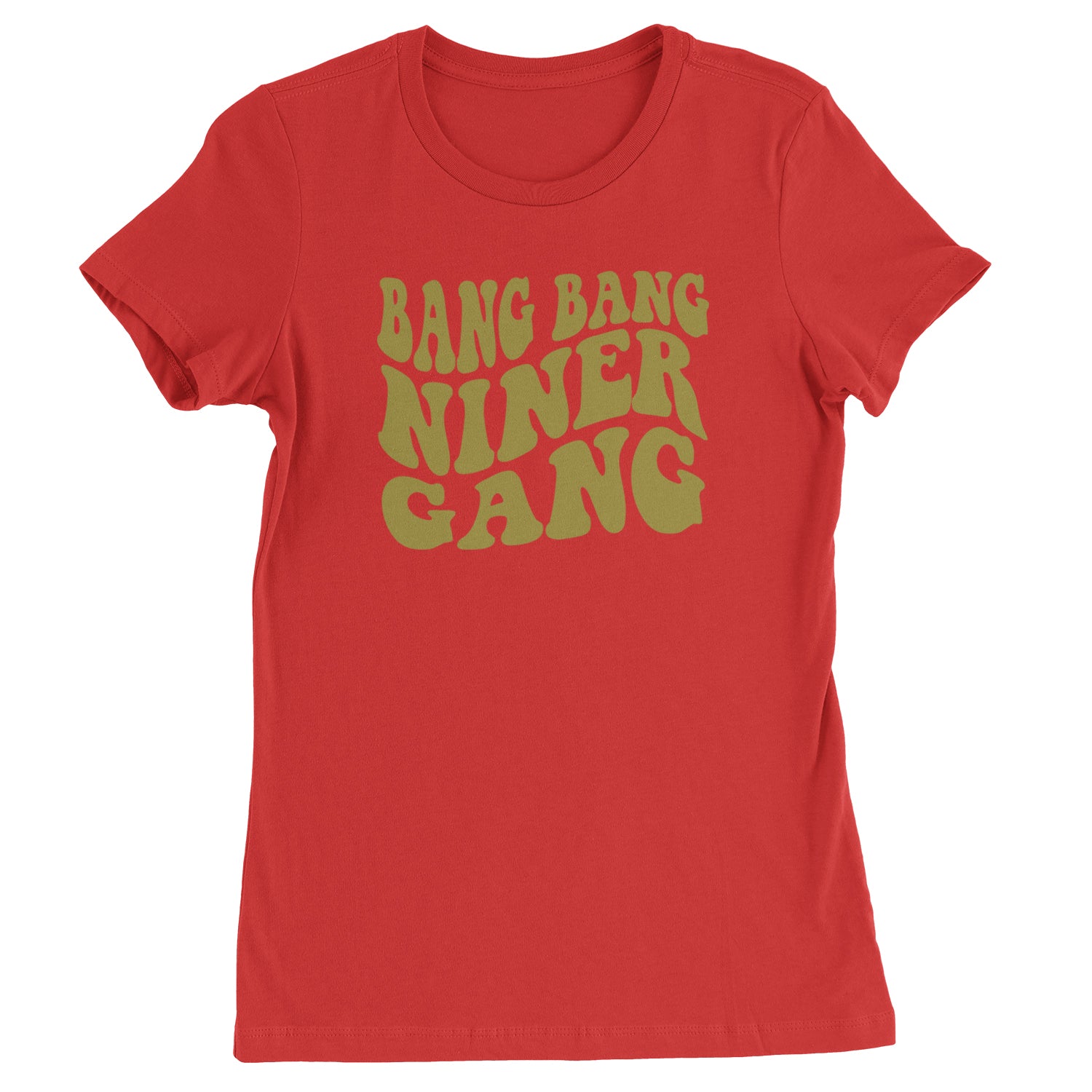 WAVE Bang Bang Nin-r Gang San Francisco Womens T-shirt Red