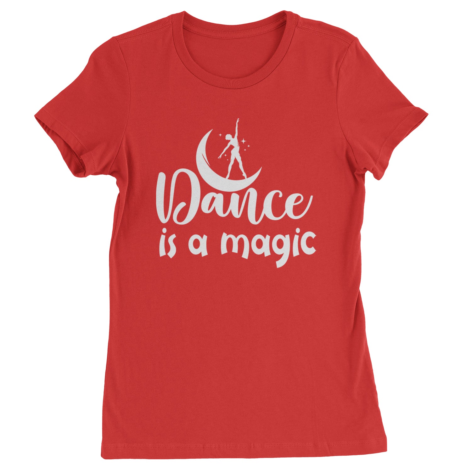 Dance Is Magic Womens T-shirt Red