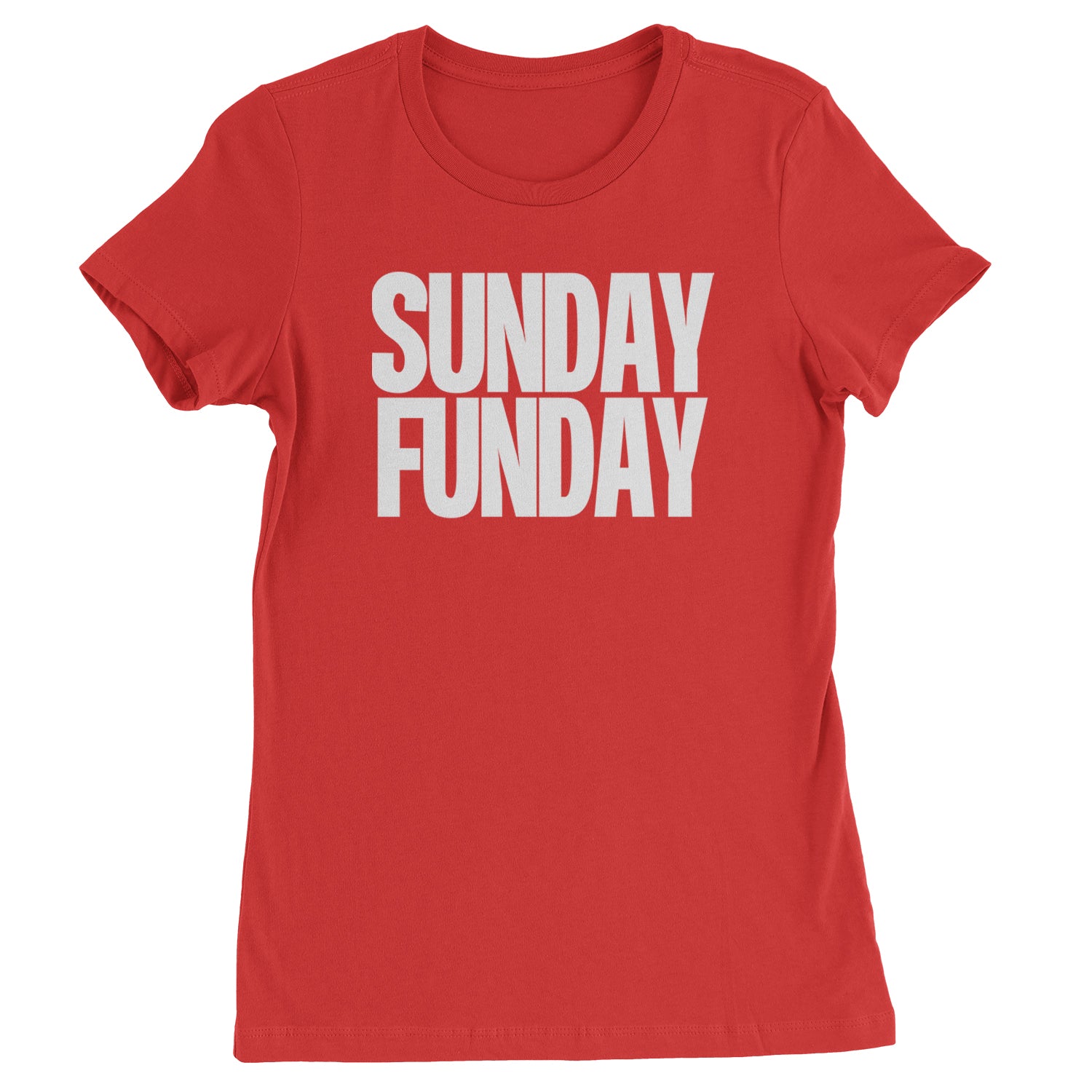 Sunday Funday  Womens T-shirt Red