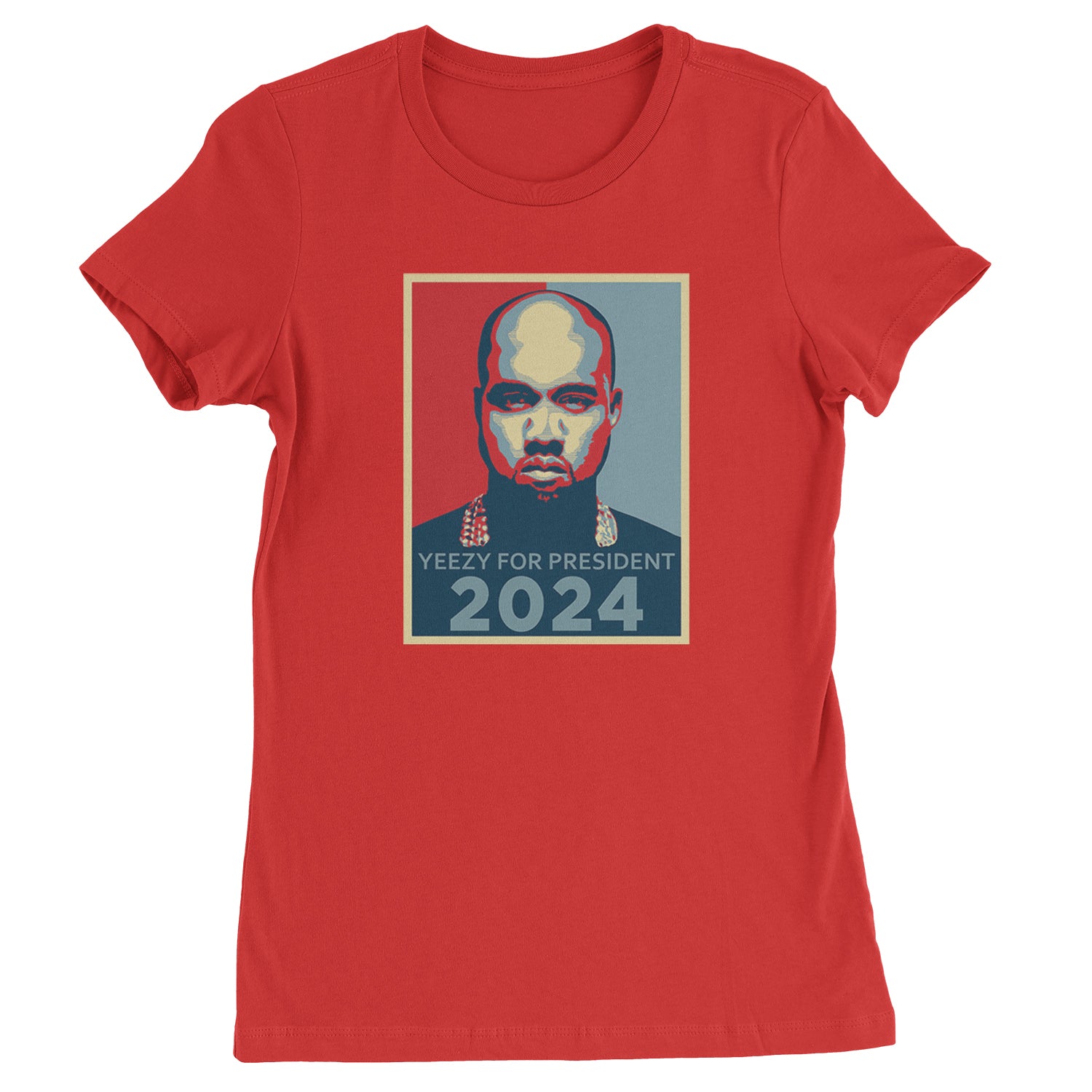 Yeezus For President Vote for Ye Womens T-shirt Red