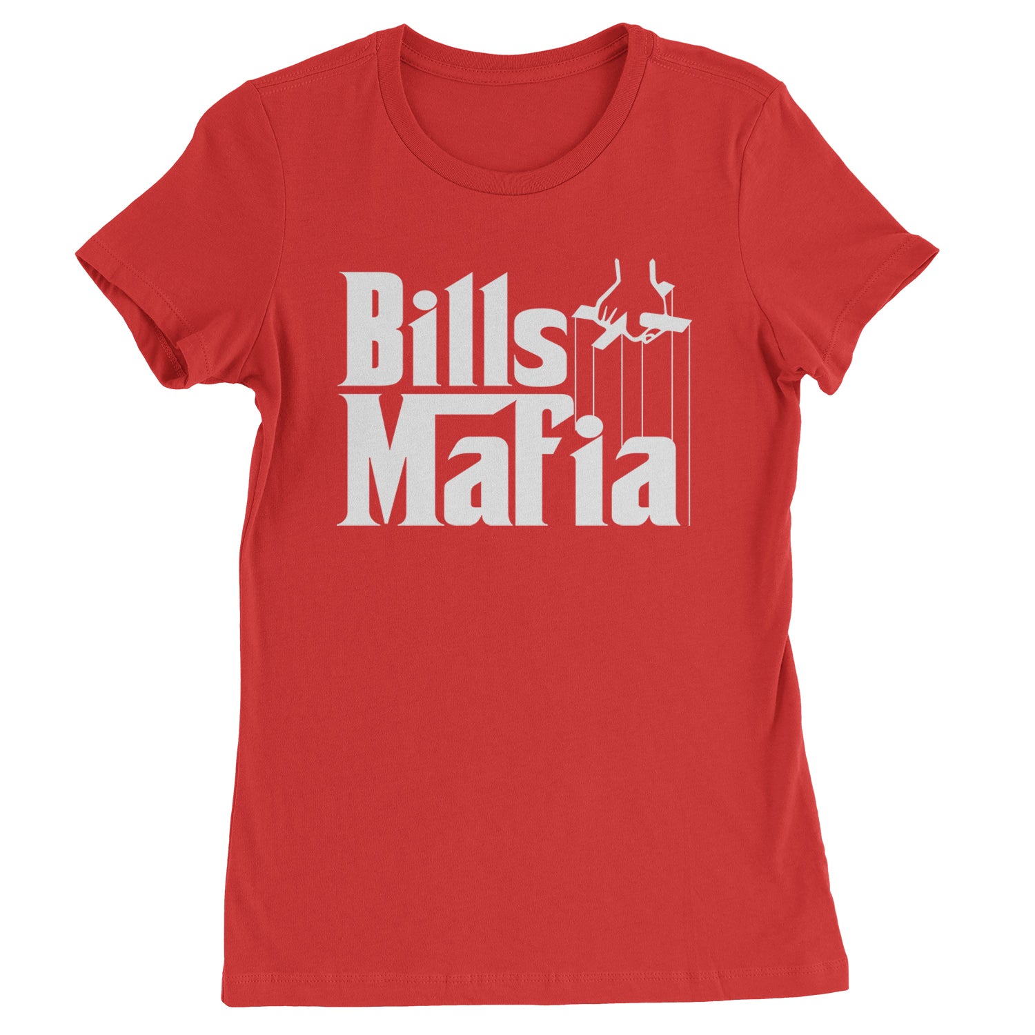 Mafia Bills Mafia Godfather Womens T-shirt Red