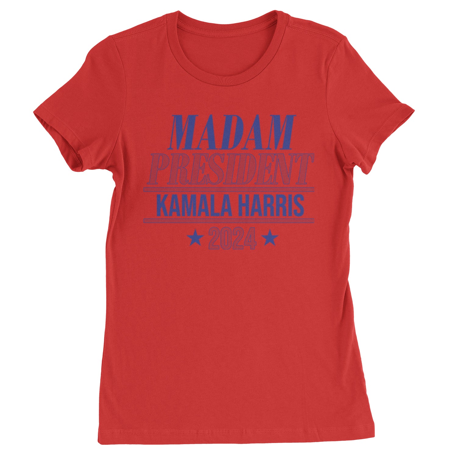 Madam President - Support kamala Harris For President 2024 Womens T-shirt Red