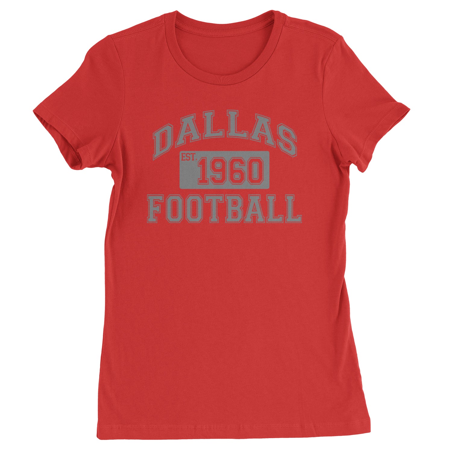 Dallas Football Established 1960 Womens T-shirt Red