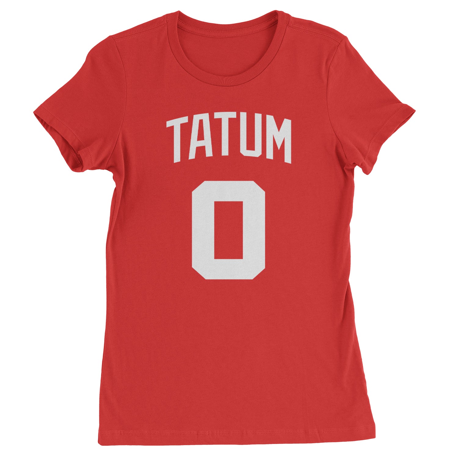 Tatum #0 Boston Basketball Womens T-shirt Red