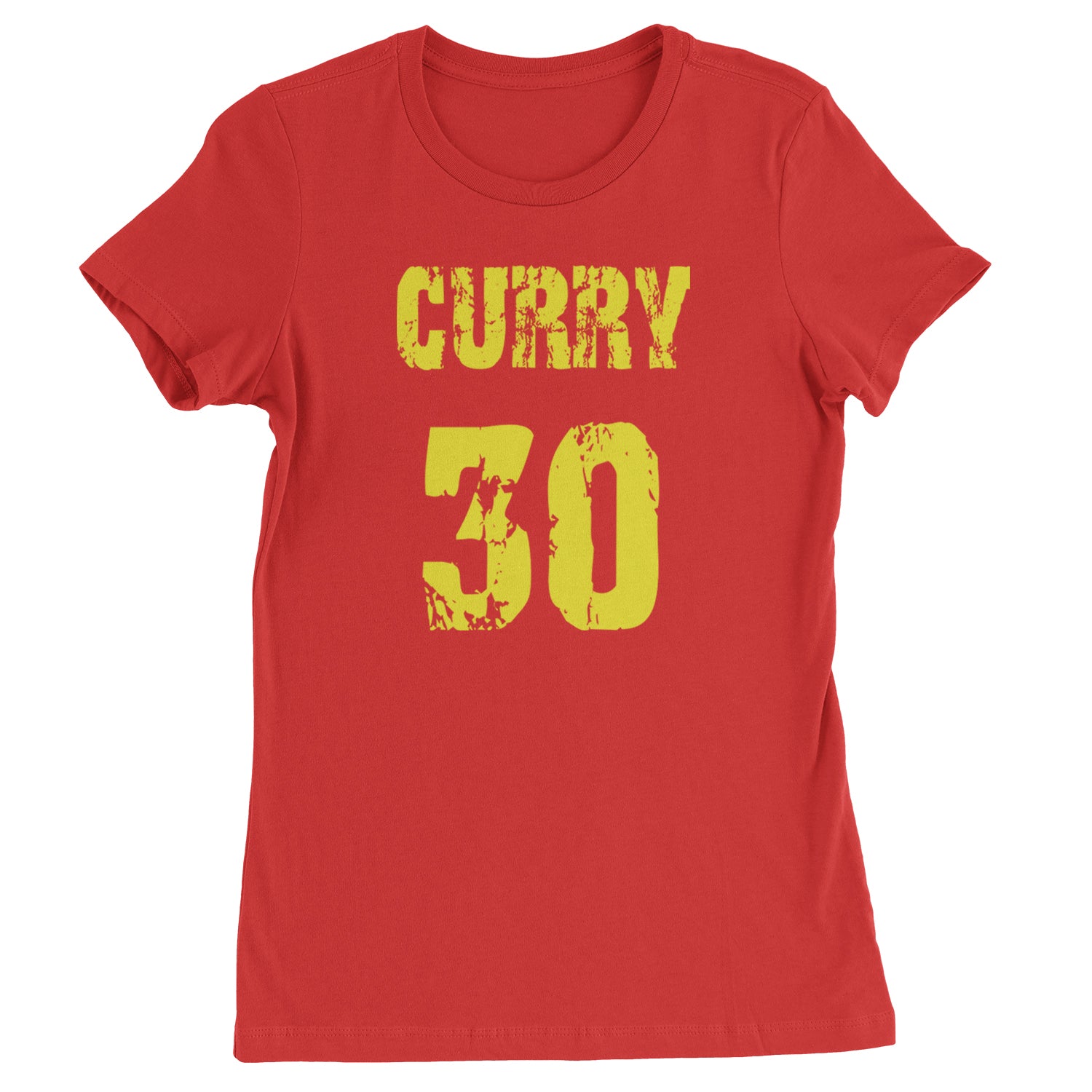 Curry #30 Womens T-shirt Red