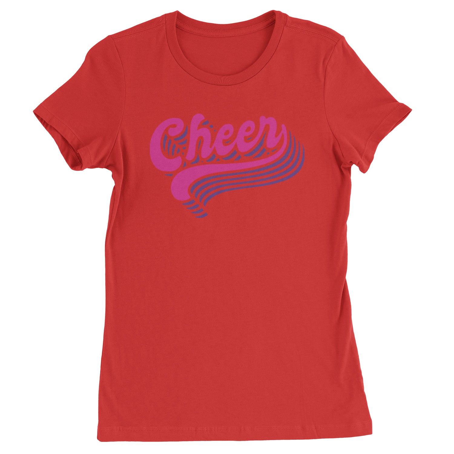 Cheer Pride Womens T-shirt Red