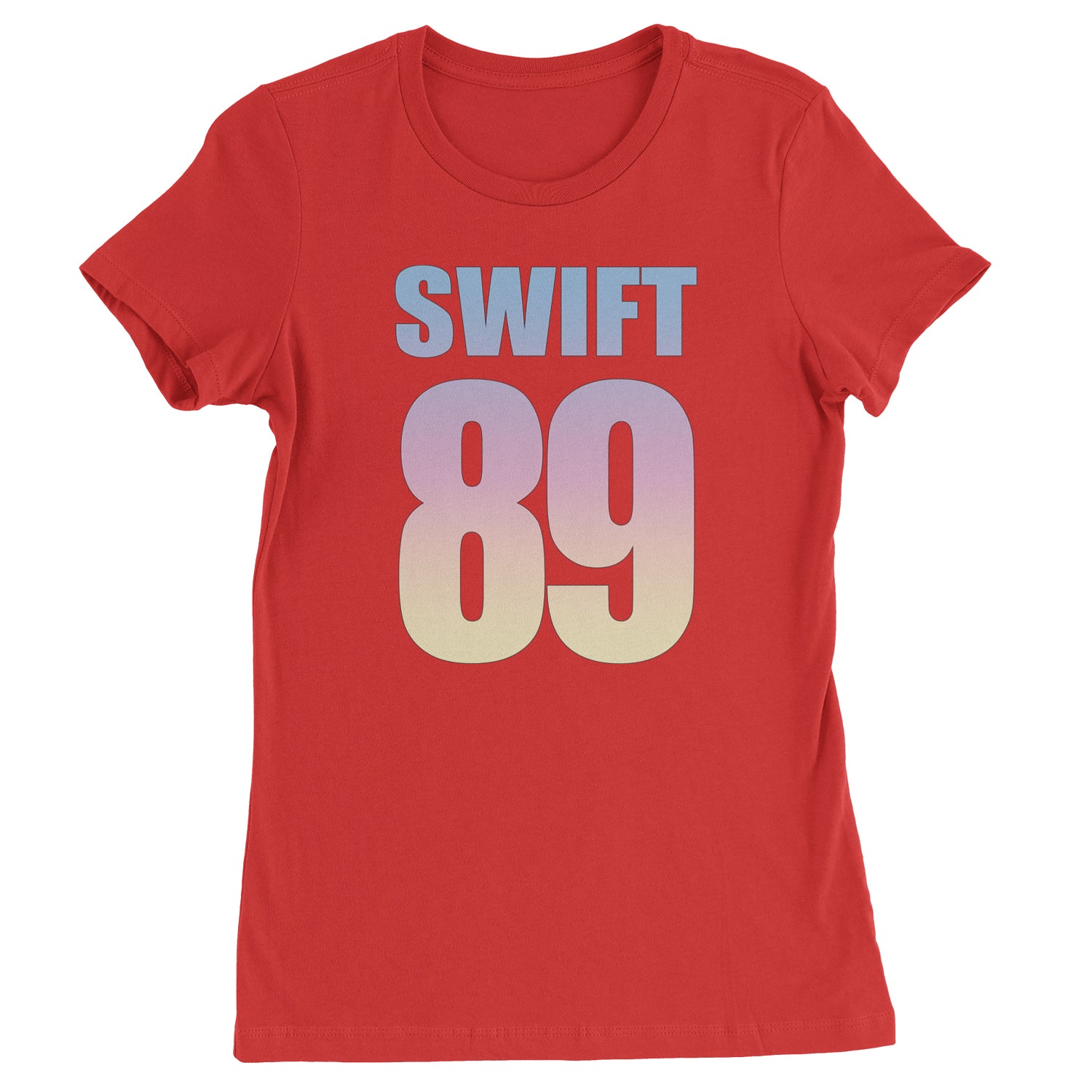 Lover Era Swift 89 Birth Year Music Fan TTPD Womens T-shirt Red