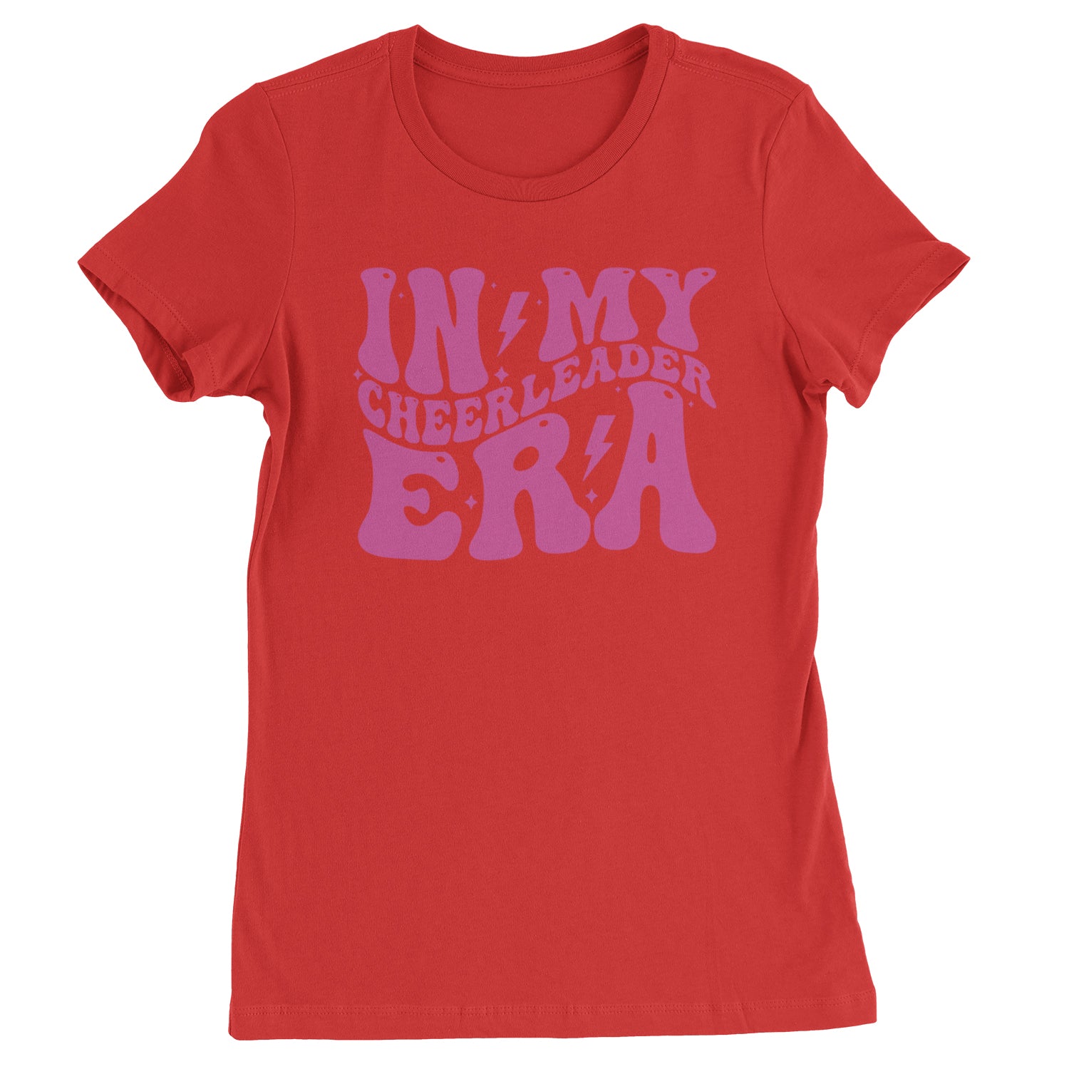 In My Cheerleader Era Womens T-shirt Red