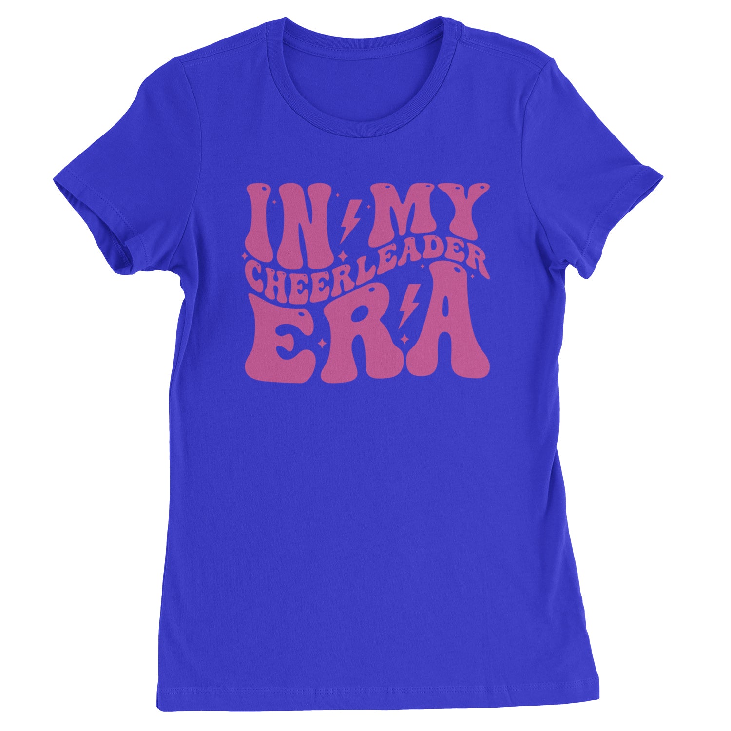 In My Cheerleader Era Womens T-shirt Royal Blue