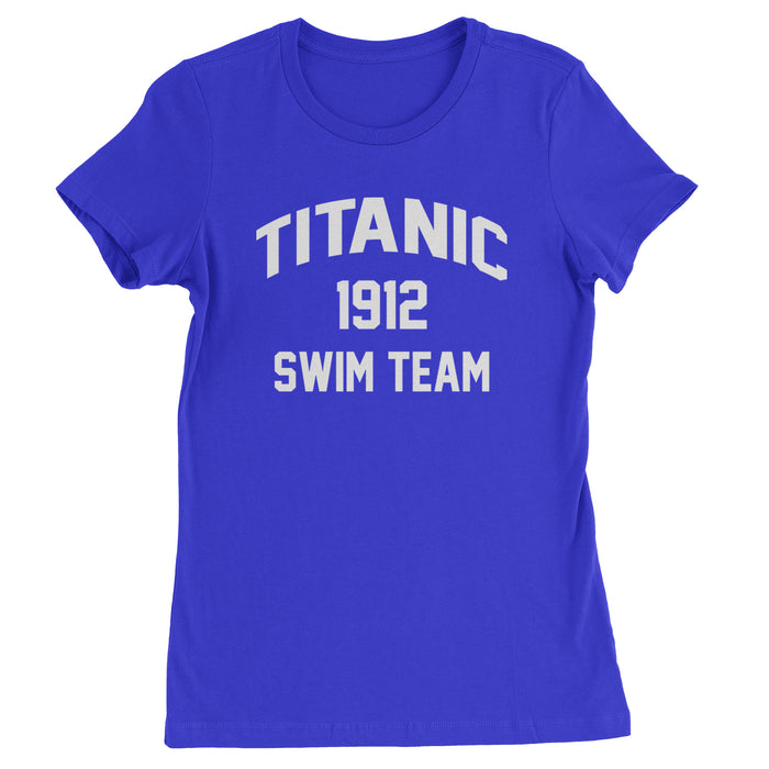 Titanic Swim Team 1912 Funny Cruise Womens T-shirt