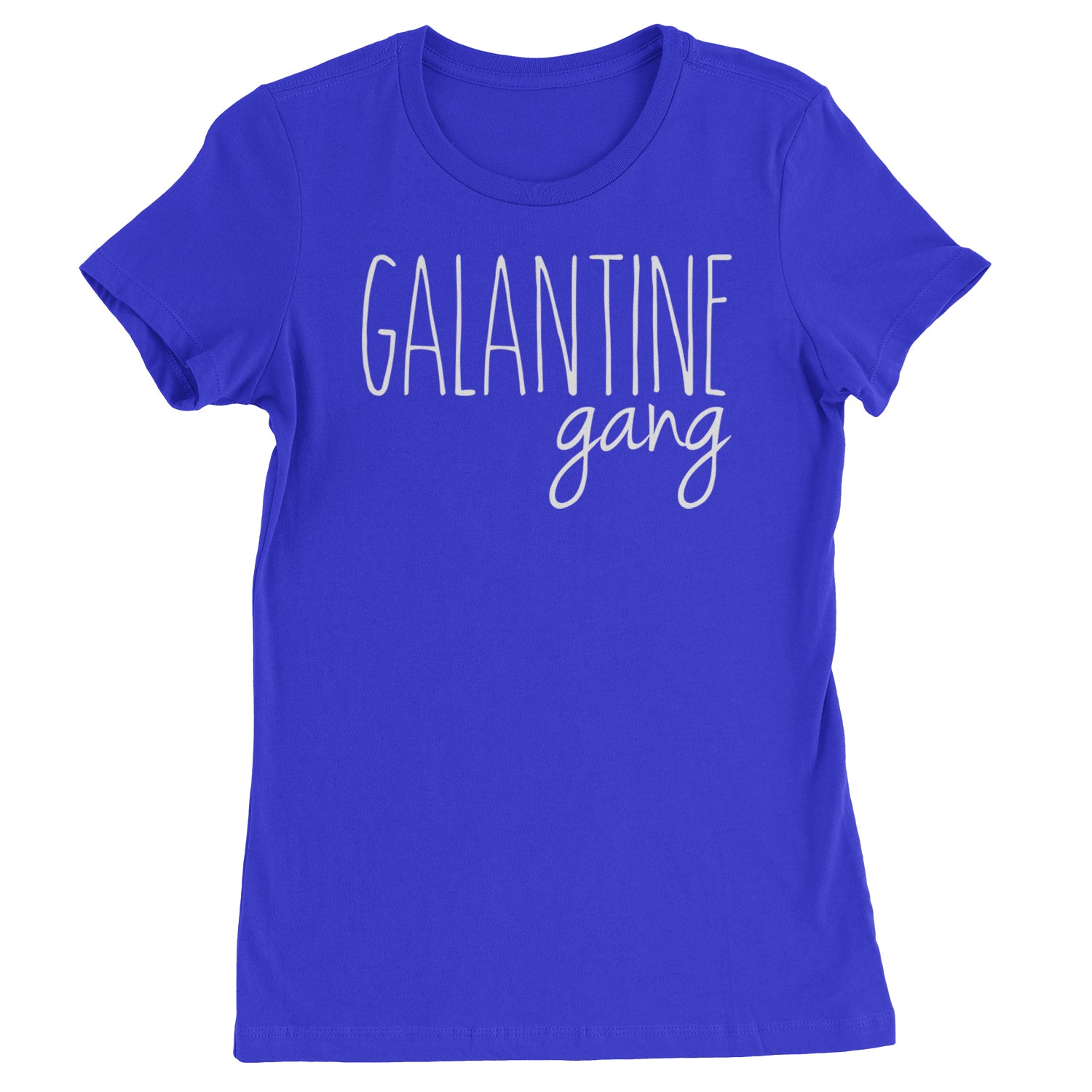 Galentine Gang Valentine's Shirt Womens T-shirt Royal Blue