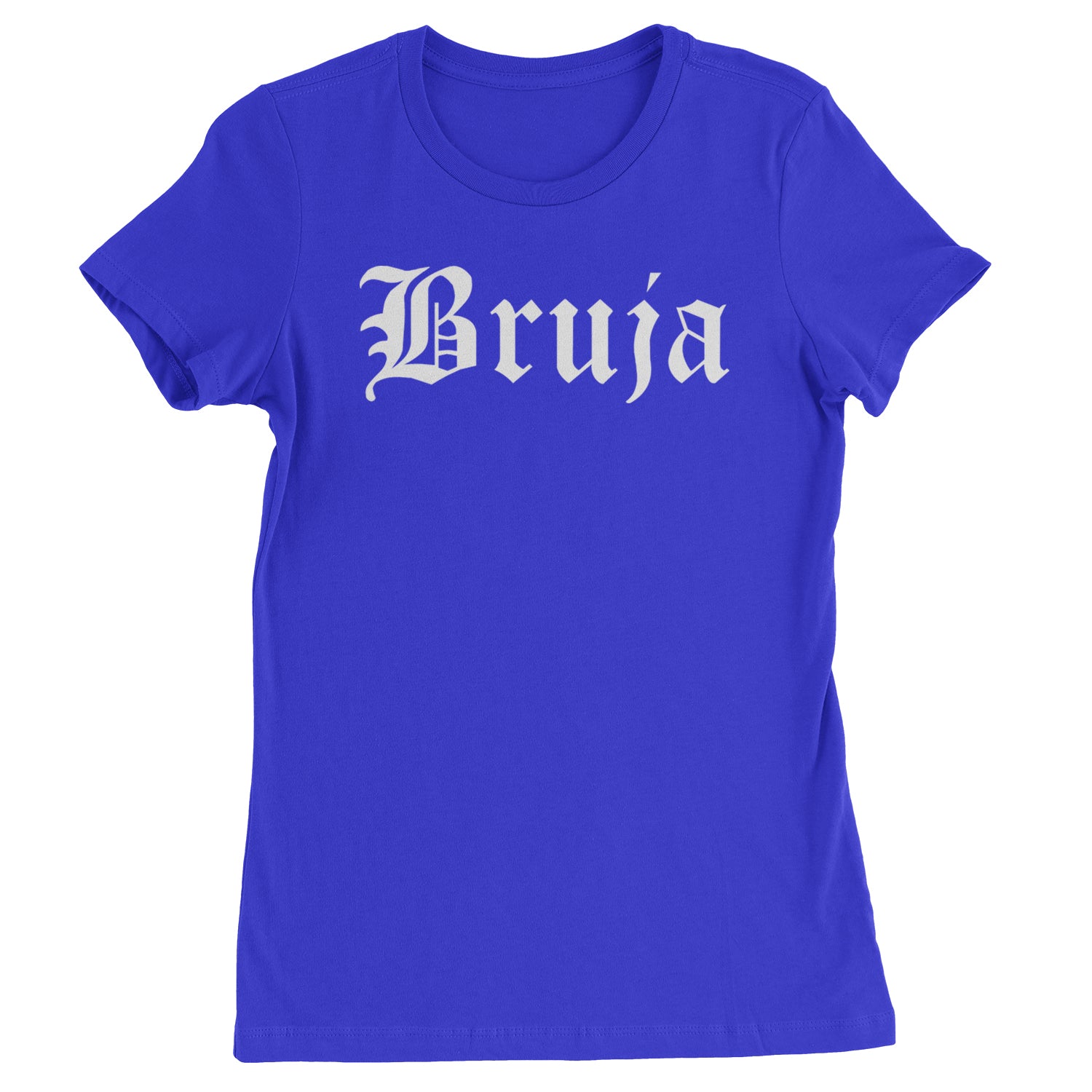 Bruja Gothic Spanish Witch Womens T-shirt Royal Blue