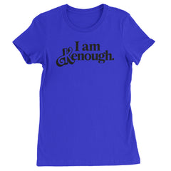 I Am Kenough Barbenheimer Womens T-shirt Royal Blue