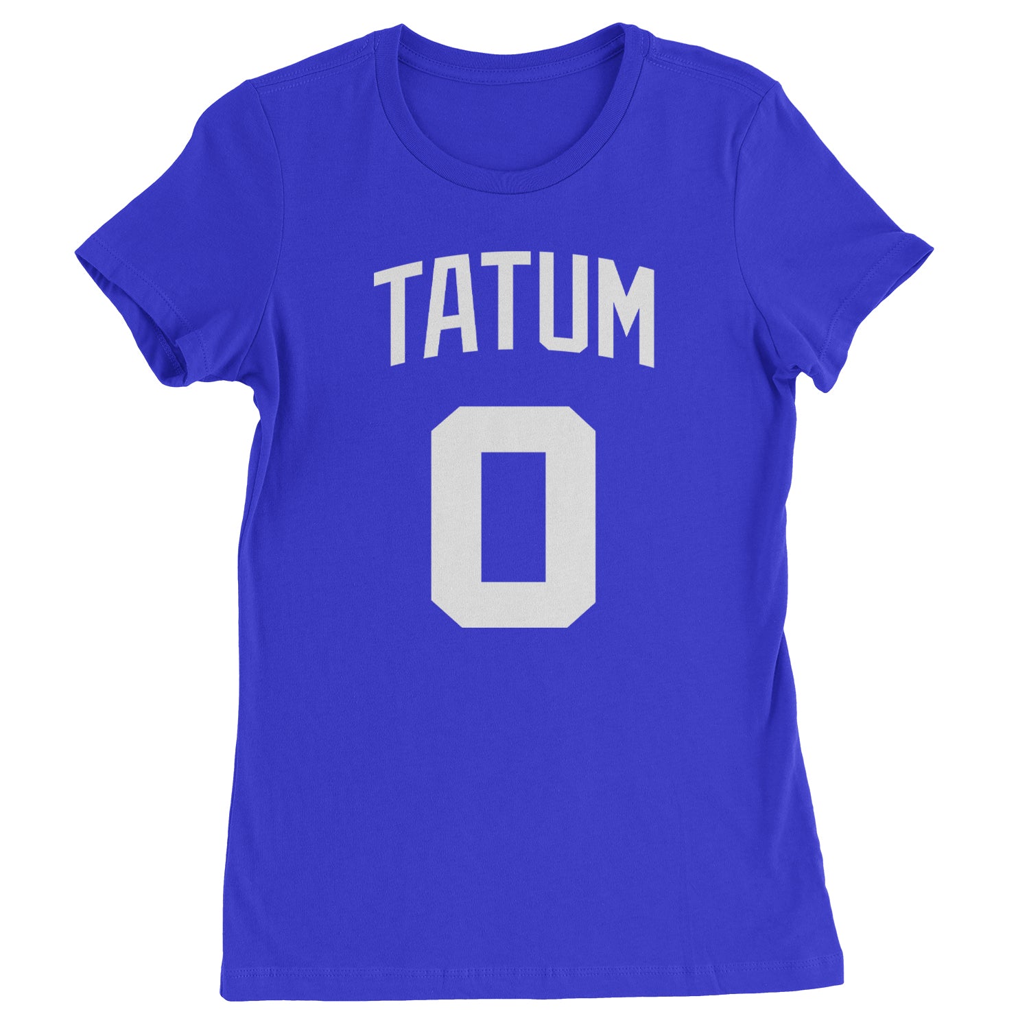 Tatum #0 Boston Basketball Womens T-shirt Royal Blue