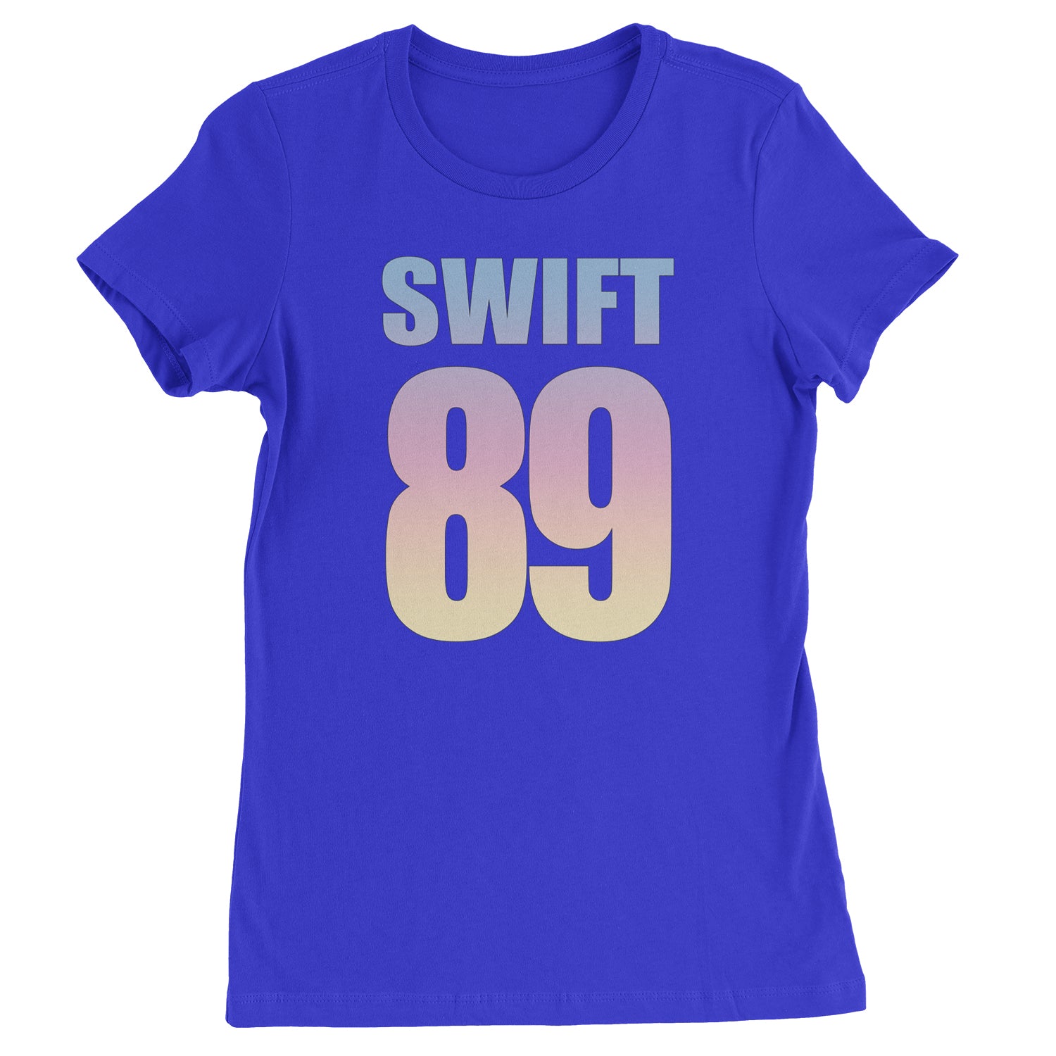 Lover Era Swift 89 Birth Year Music Fan TTPD Womens T-shirt Royal Blue