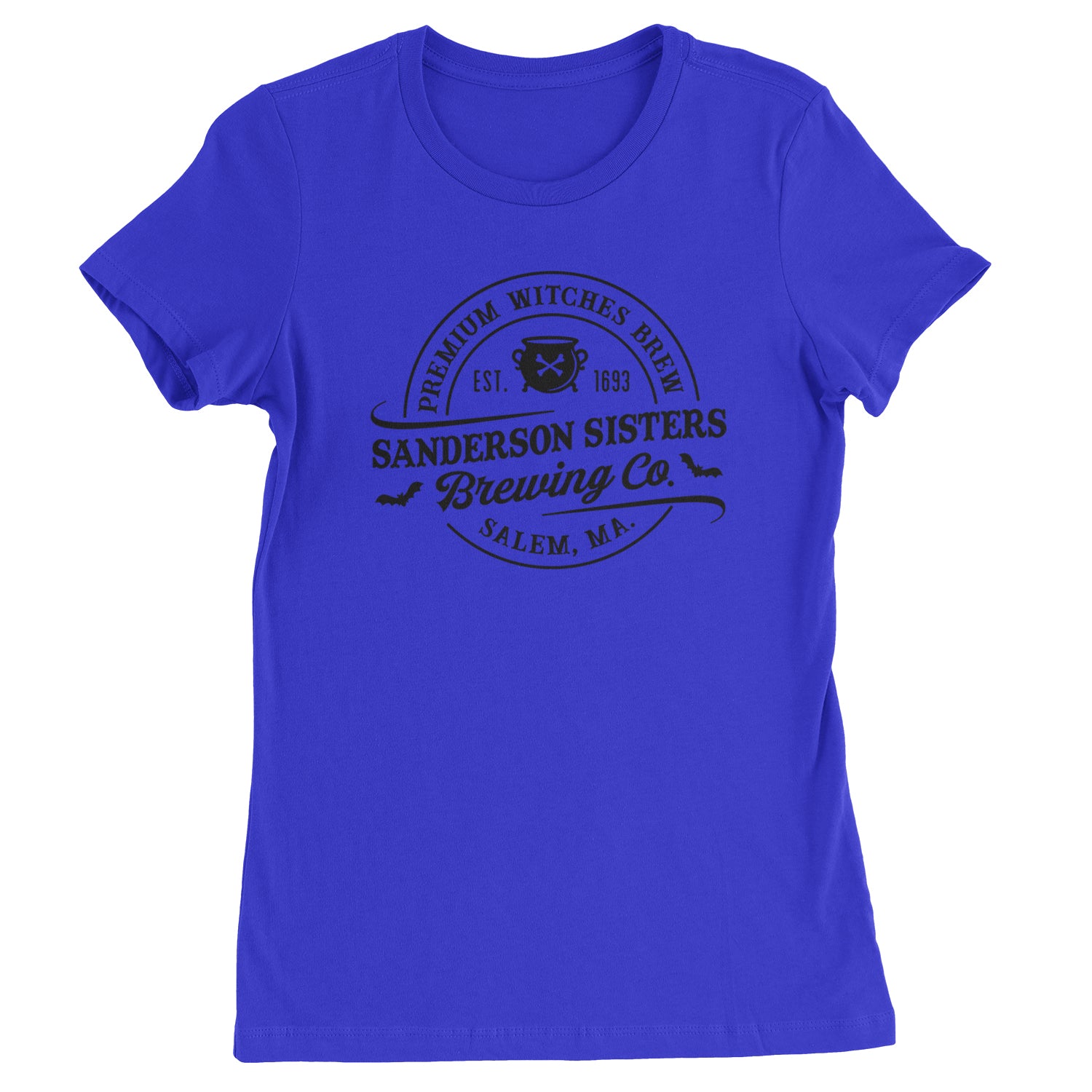 Sanderson Sisters Brewing Company Witches Brew Womens T-shirt Royal Blue