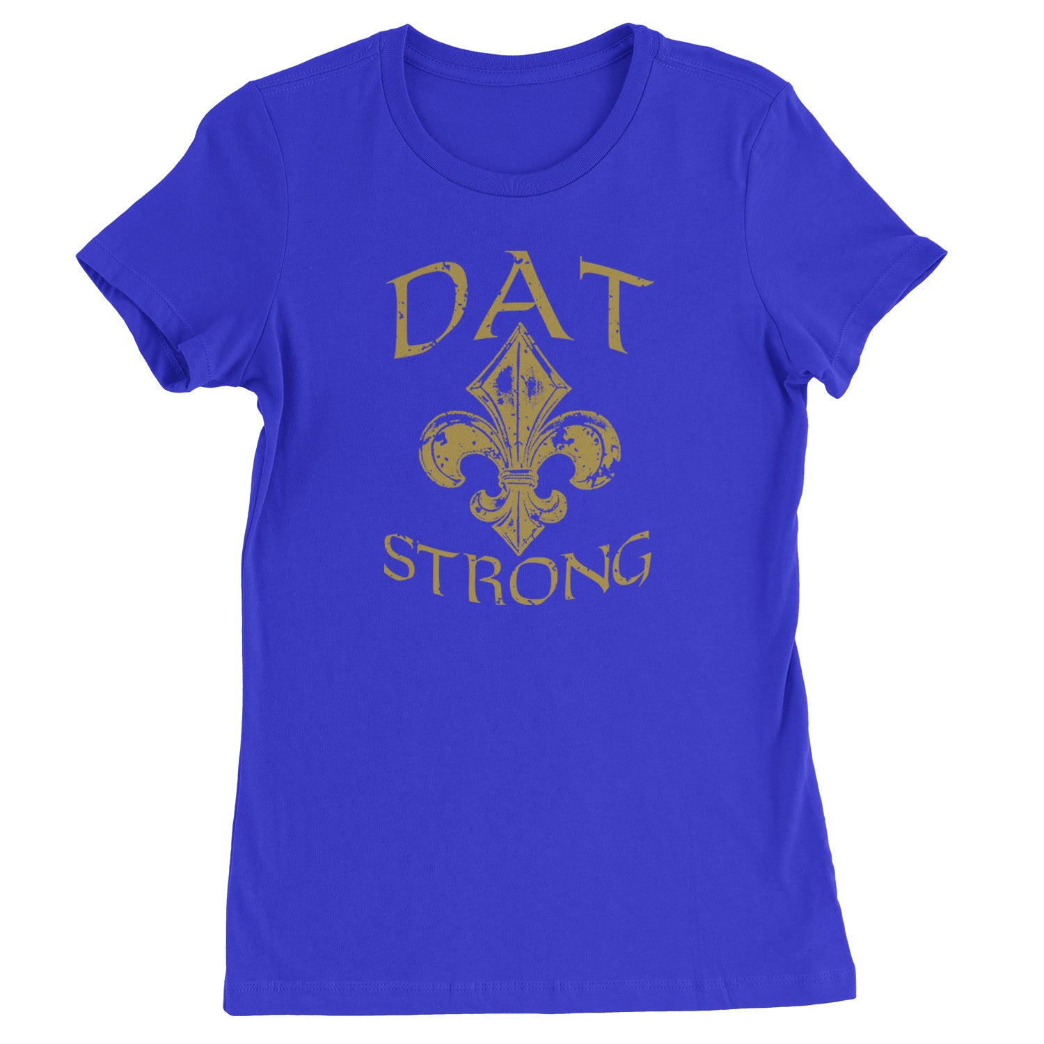 Dat Strong New Orleans   Womens T-shirt Royal Blue