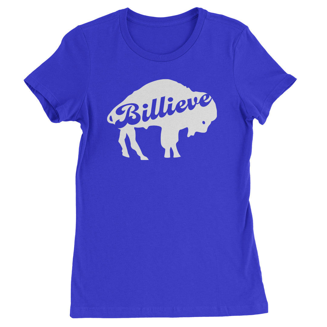 Billieve Bills Mafia Womens T-shirt Royal Blue