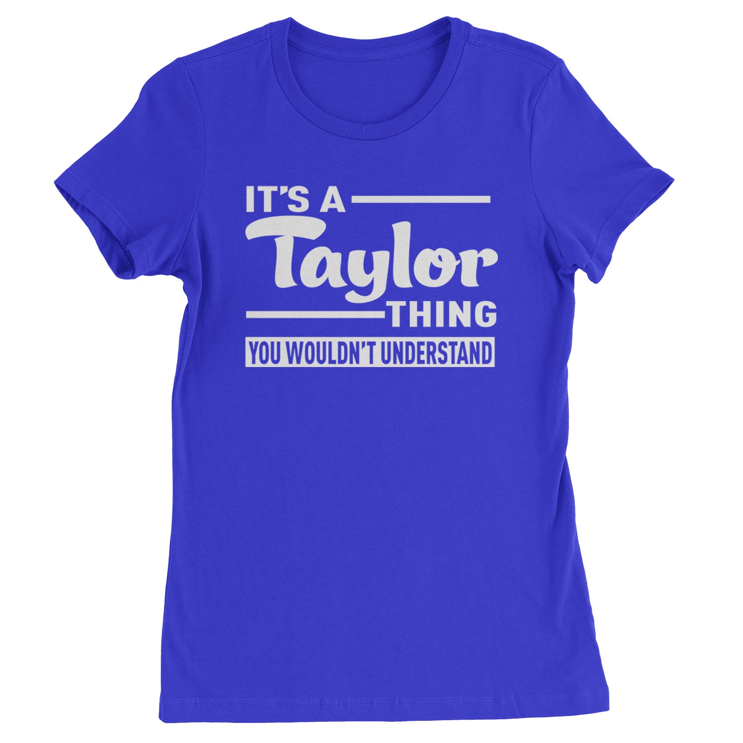 It's A Taylor Thing, You Wouldn't Understand TTPD Womens T-shirt Royal Blue