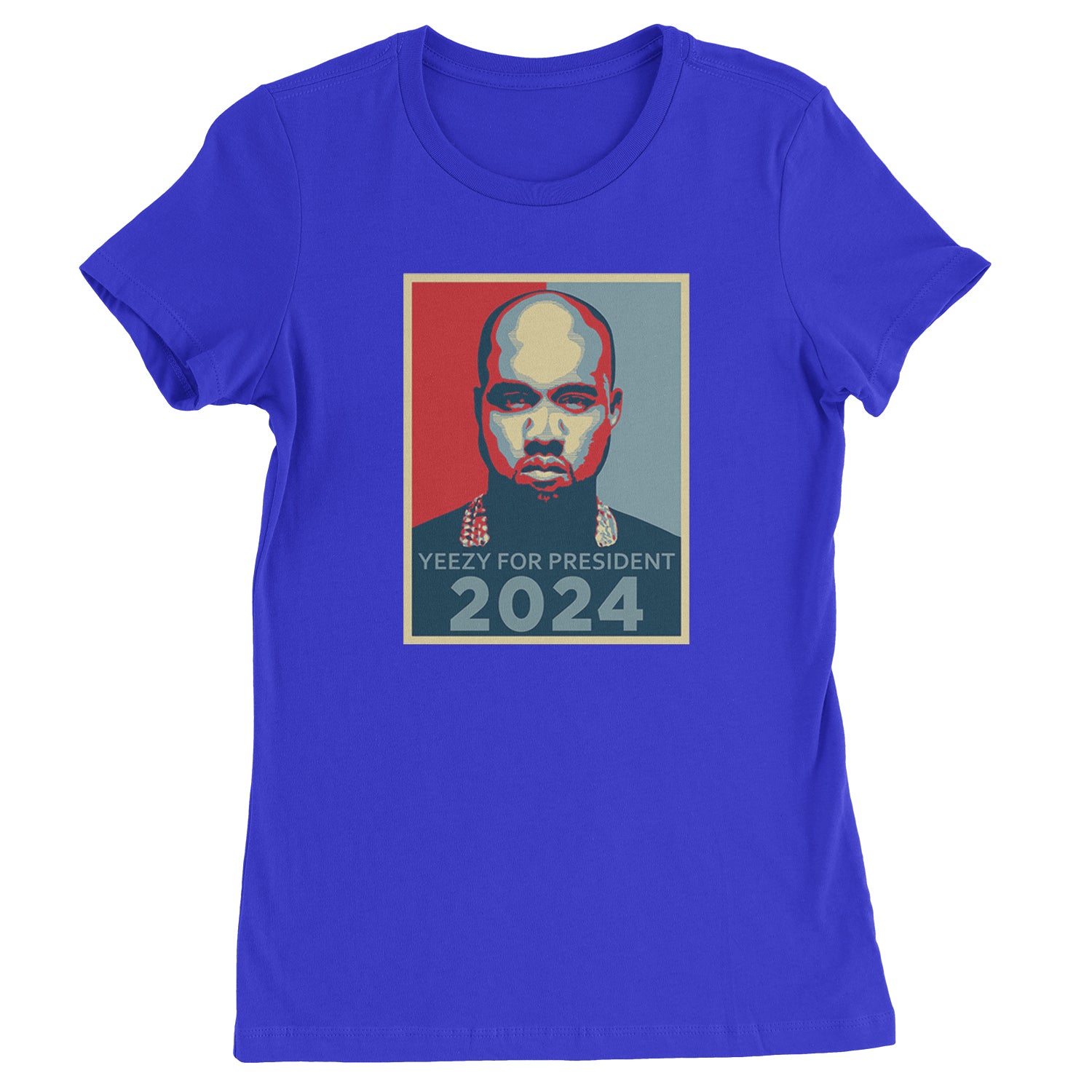 Yeezus For President Vote for Ye Womens T-shirt Royal Blue