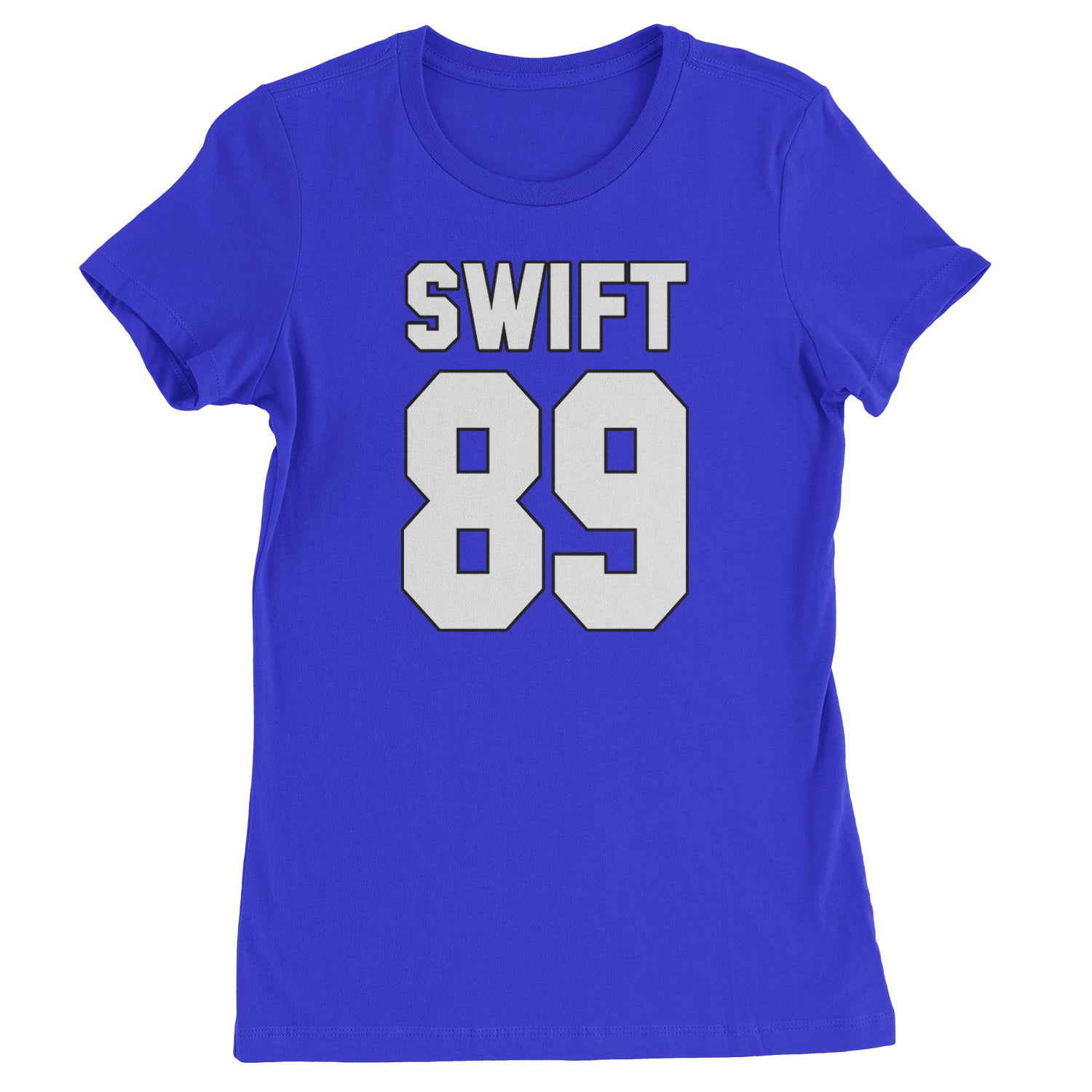 Swift 89 Birth Year Music Fan Era Poets Department Lover Womens T-shirt Royal Blue