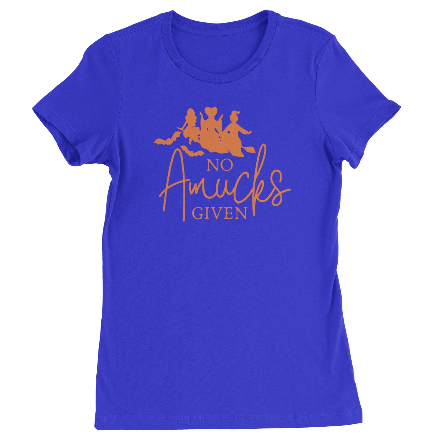 No Amucks Given Hocus Pocus Womens T-shirt Royal Blue