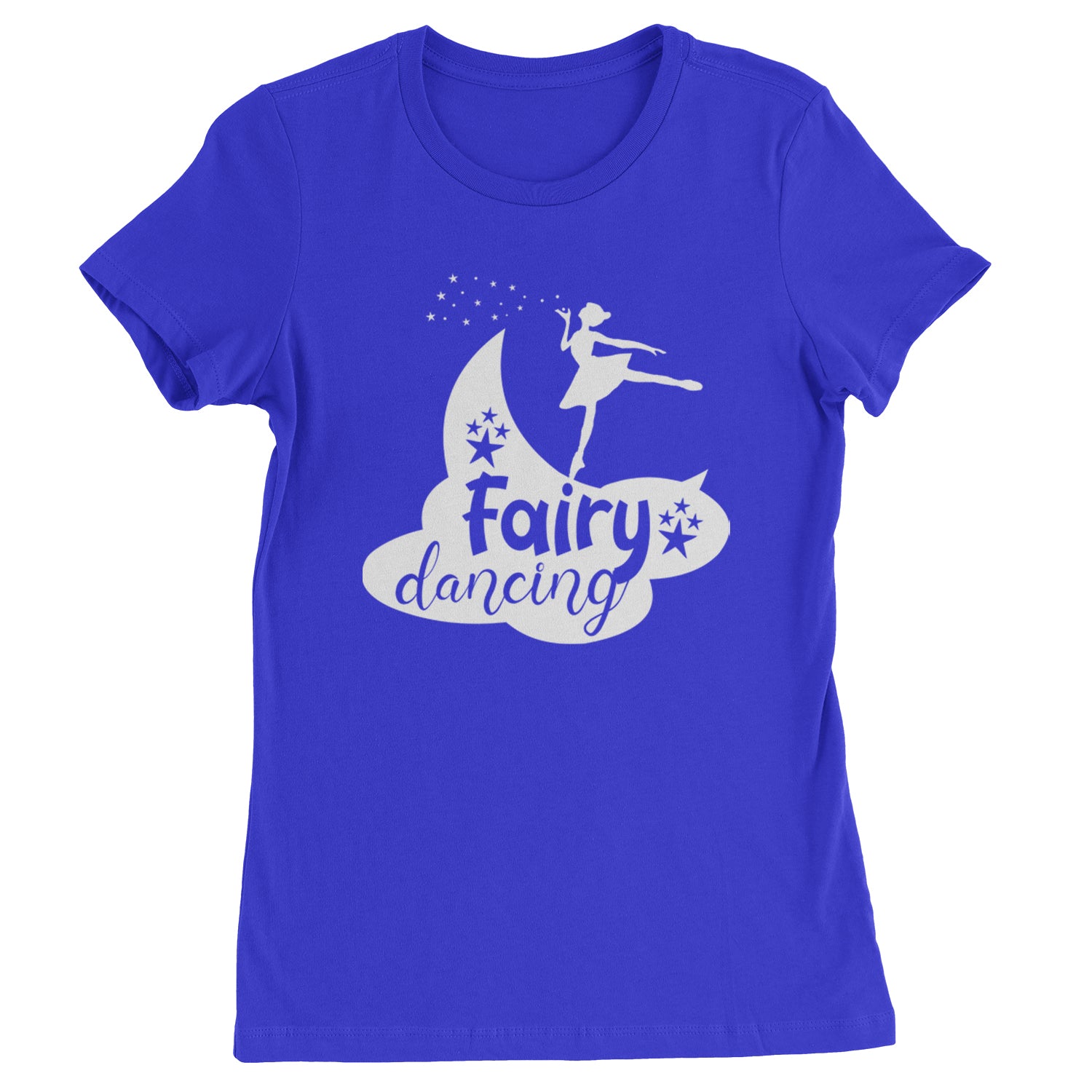 Fairy Dancing Womens T-shirt Royal Blue