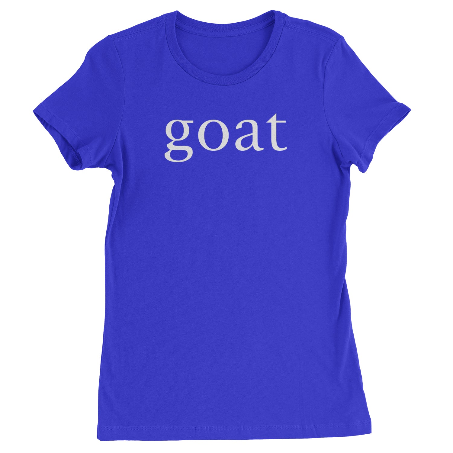 GOAT - Greatest Of All Time  Womens T-shirt Royal Blue