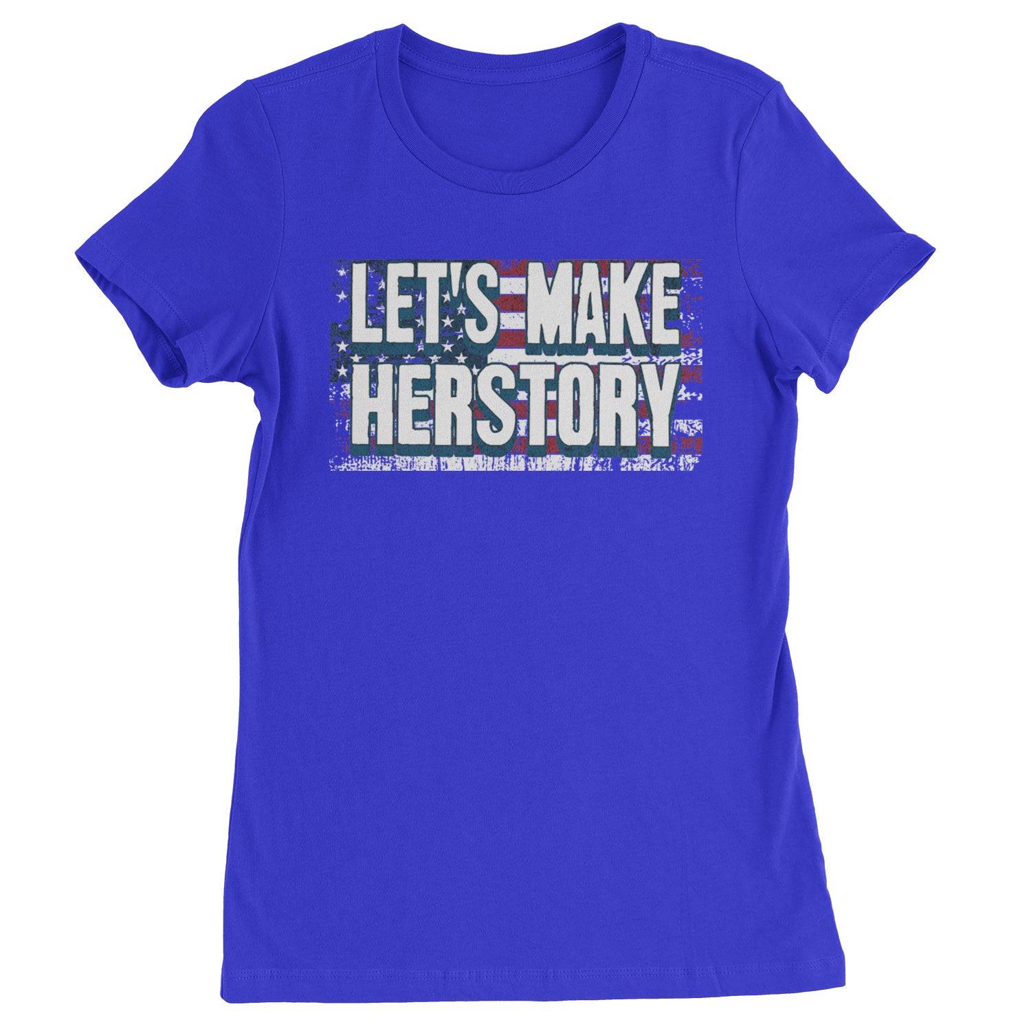 Lets Make Herstory - Support Kamala Harris For President 2024 Womens T-shirt Royal Blue