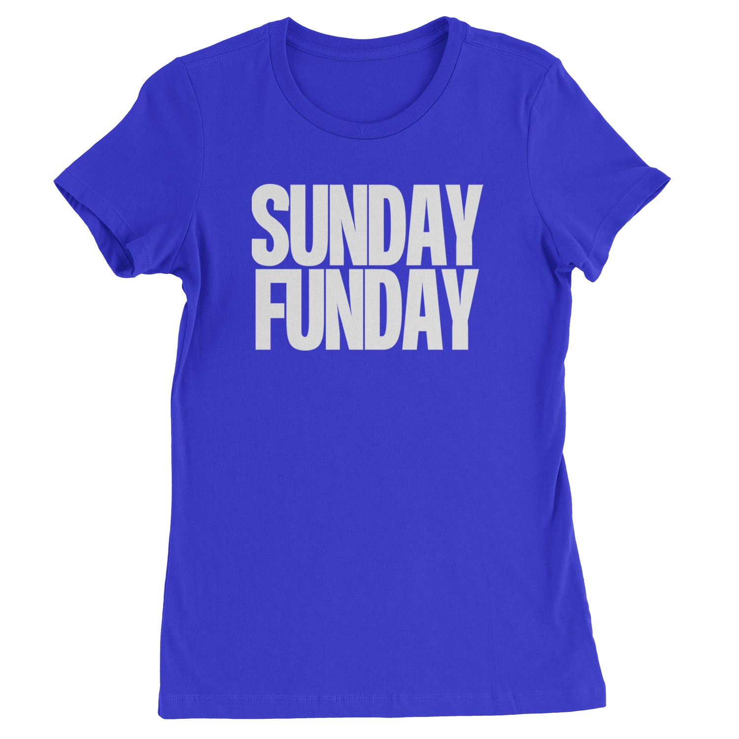 Sunday Funday  Womens T-shirt Royal Blue