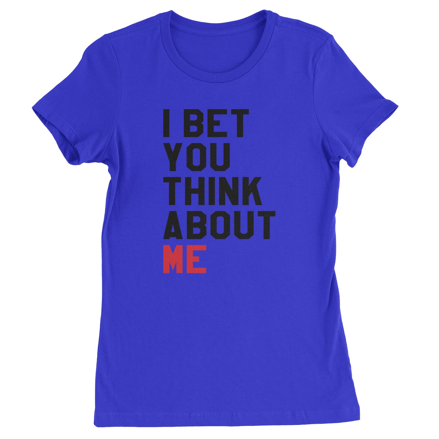 I Bet You Think About Me New TTPD Era Womens T-shirt Royal Blue