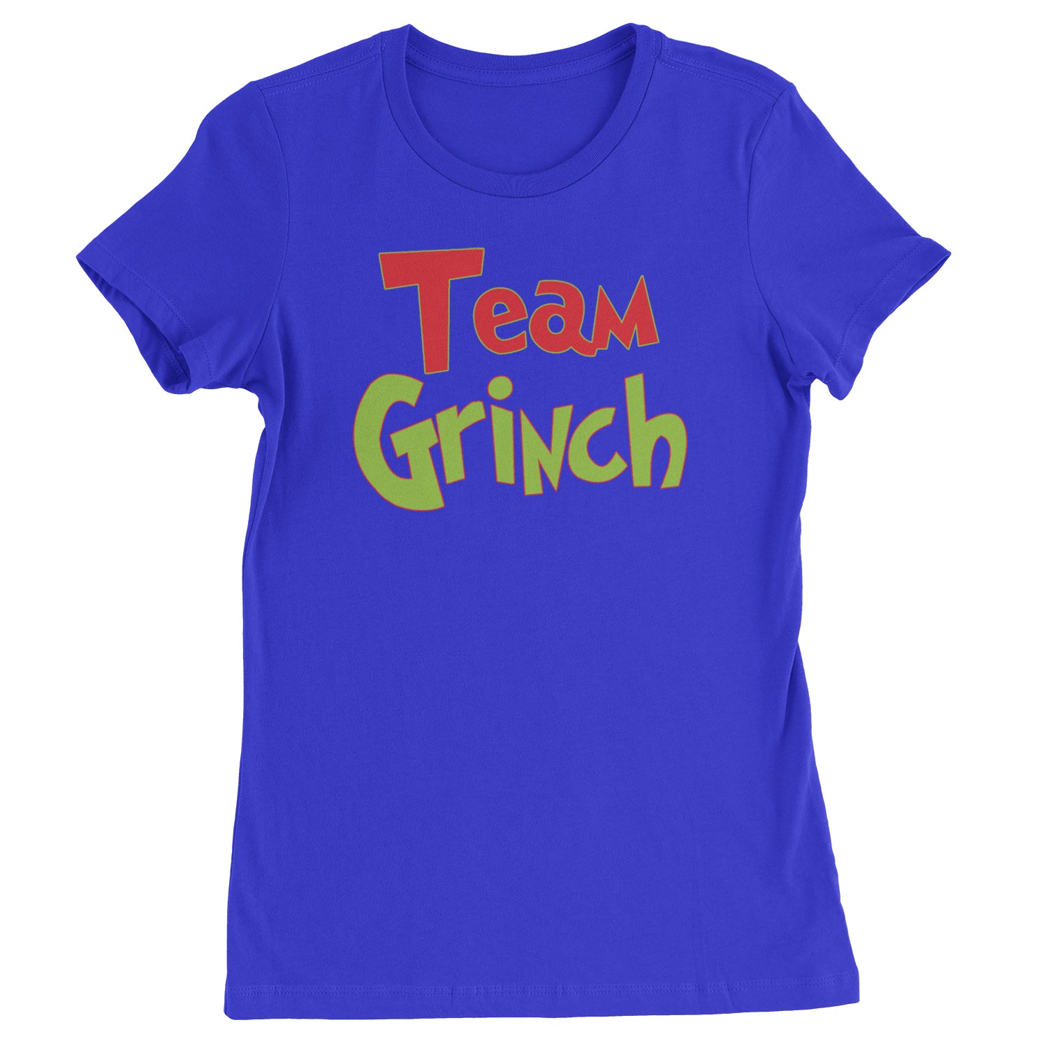 Team Gr-nch Jolly Grinchmas Merry Christmas  Womens T-shirt Royal Blue