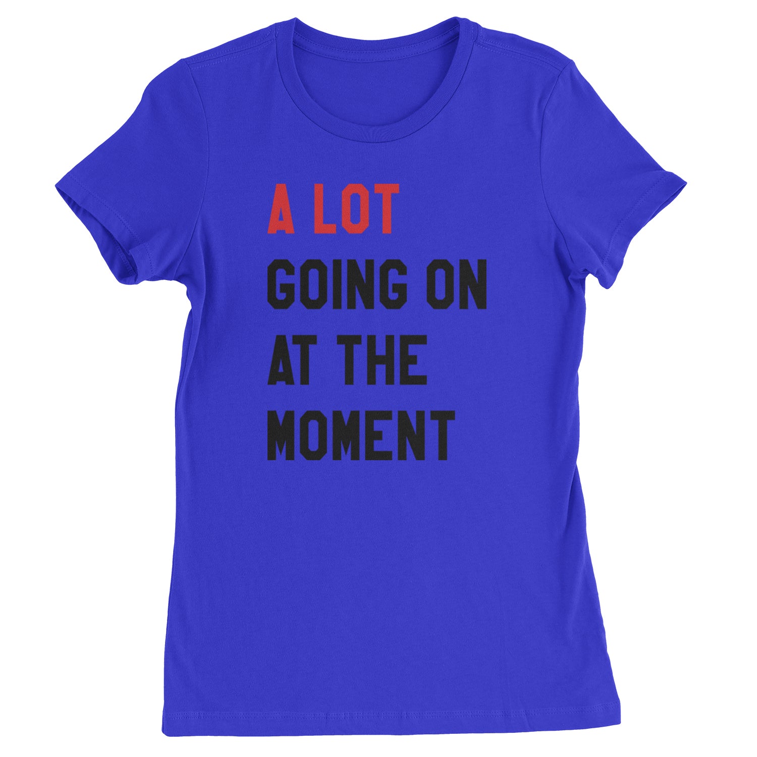 A Lot Going On At The Moment New TTPD Poet Department Womens T-shirt Royal Blue