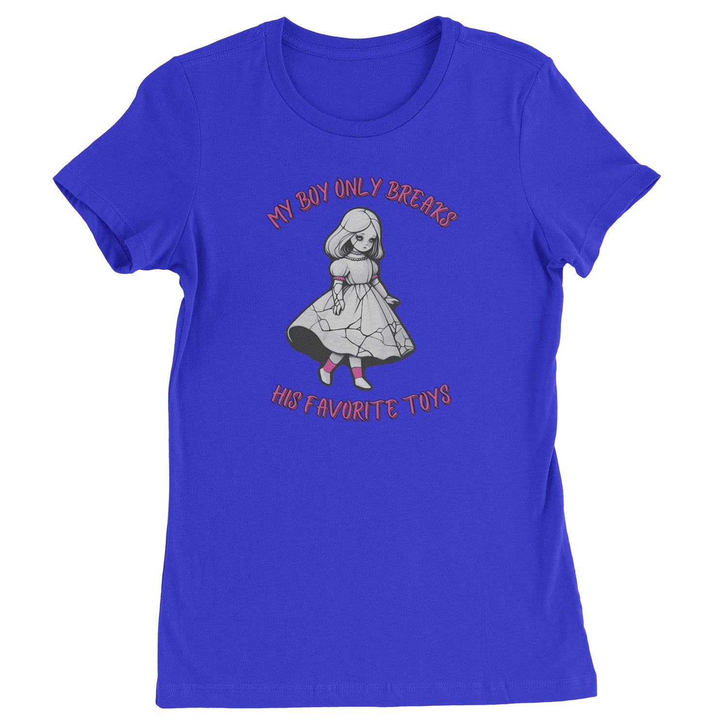 My Boy Only Breaks His Favorite Toys TTPD Music Womens T-shirt Royal Blue