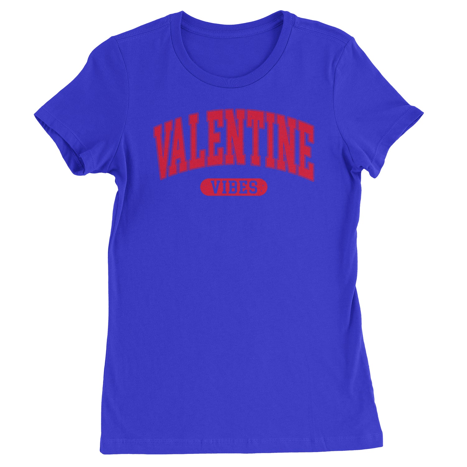 Valentines Vibes  Womens T-shirt Royal Blue