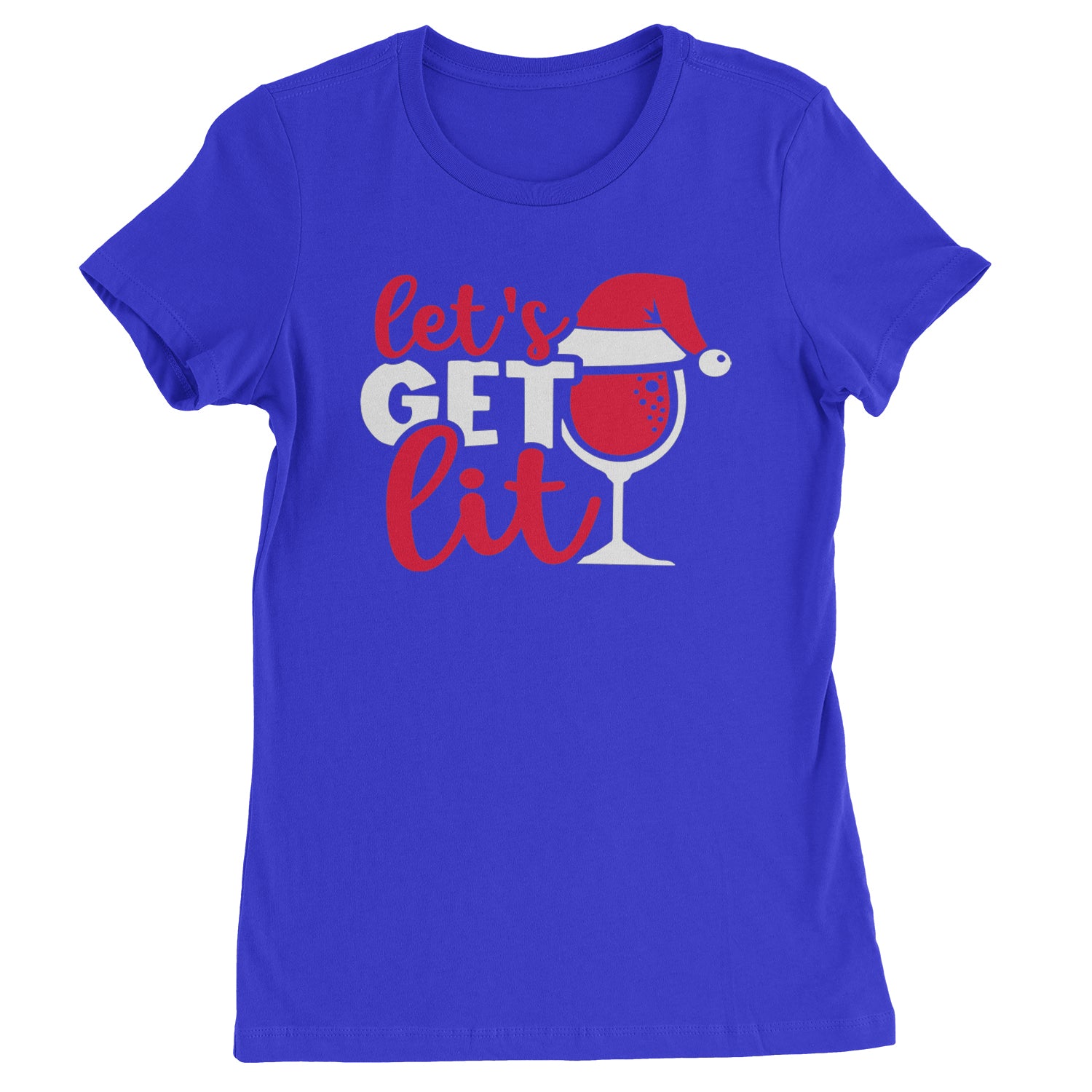 Let’s Get Lit Womens T-shirt Royal Blue