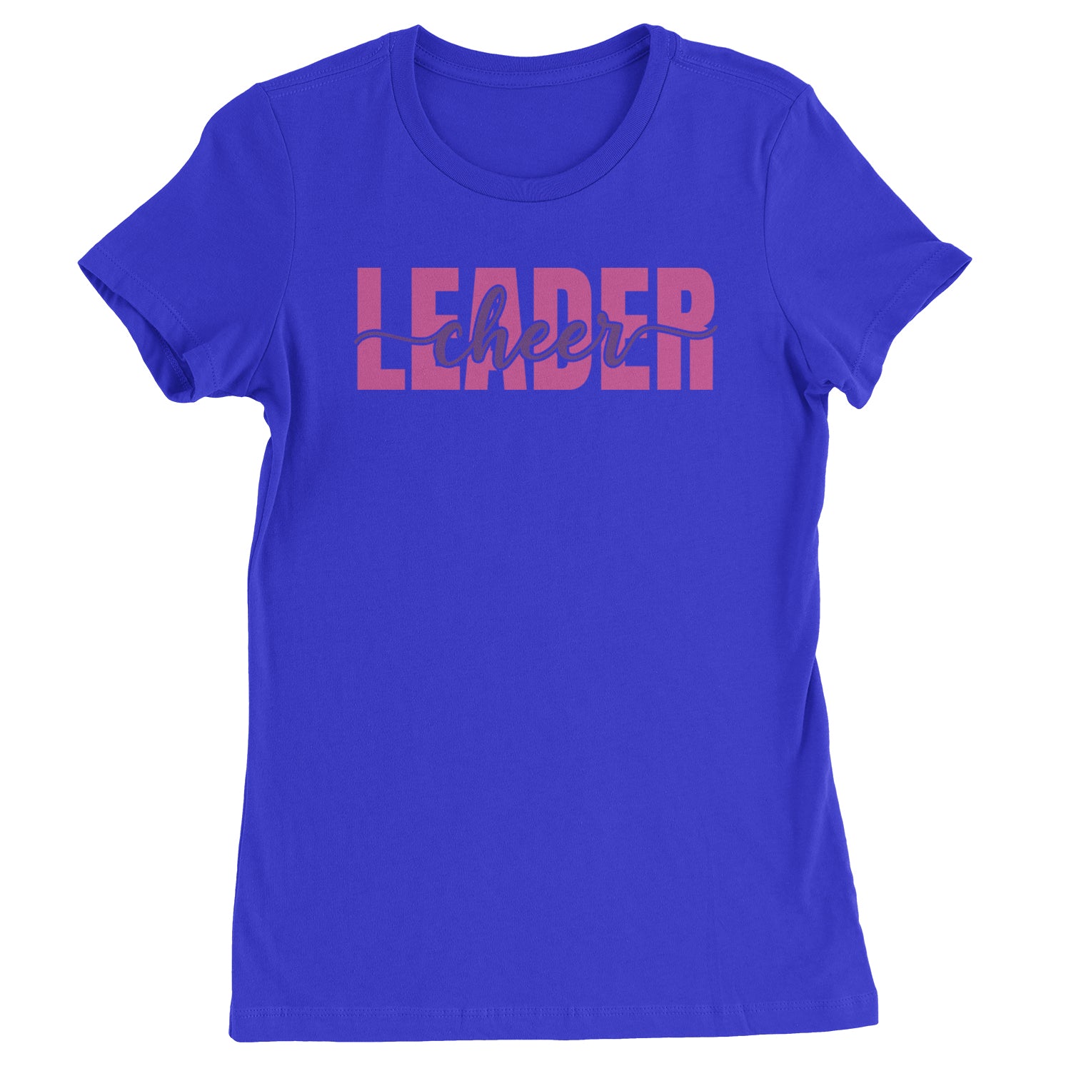 Cheerleader Script Style Womens T-shirt Royal Blue