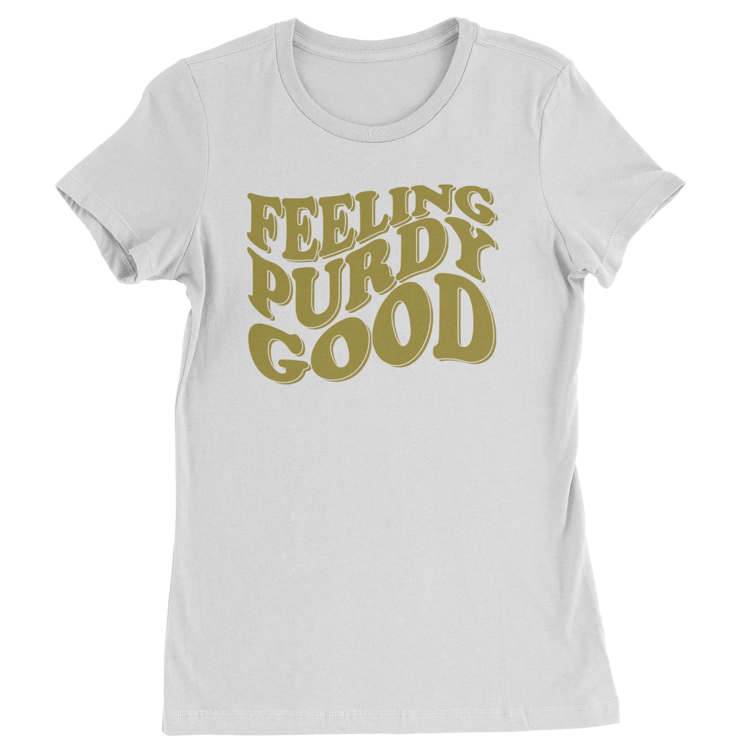 Feeling Purdy Good San Francisco Womens T-shirt White